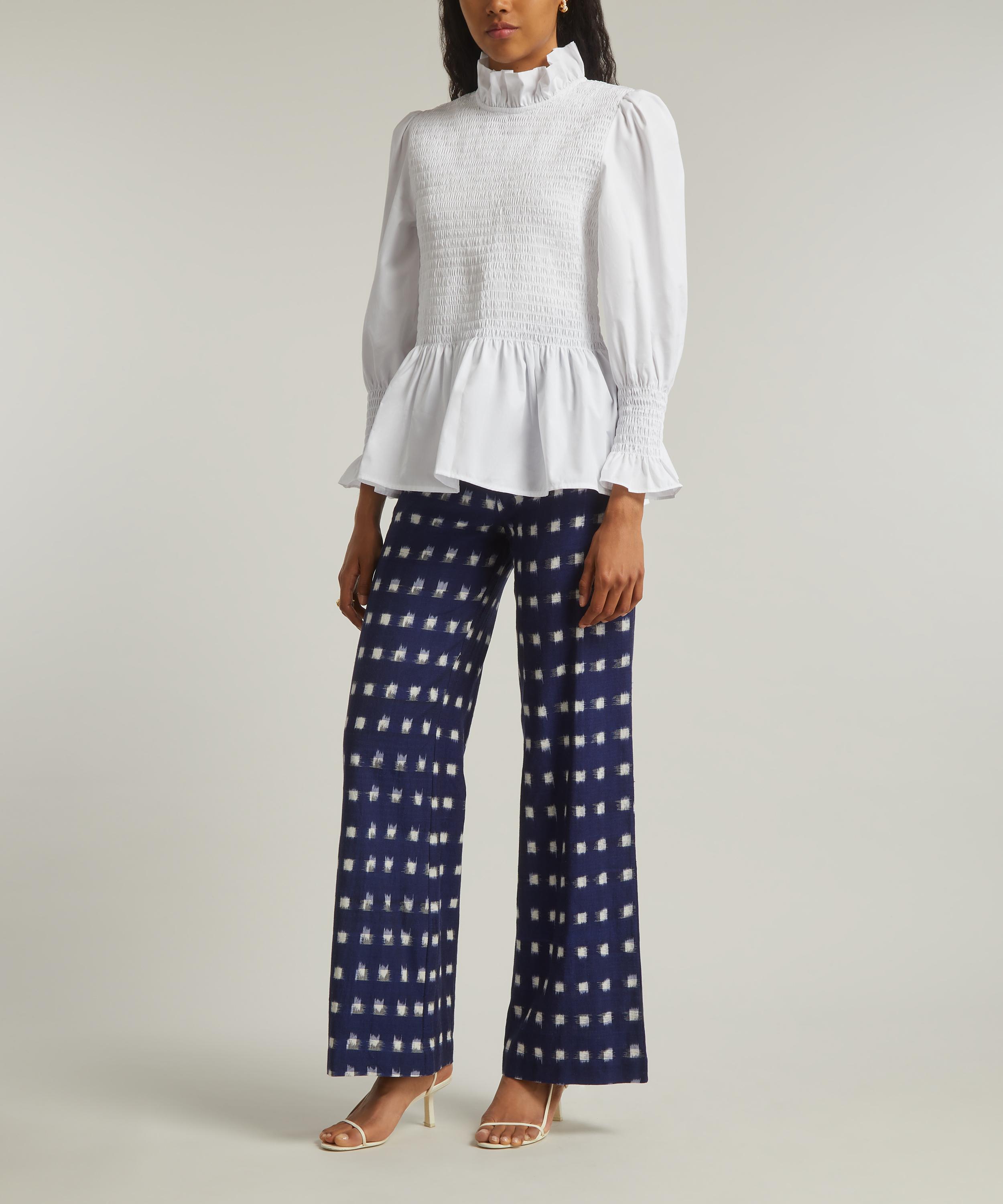 Maria de la Orden - Love Trousers in Ikat Navy image number 1