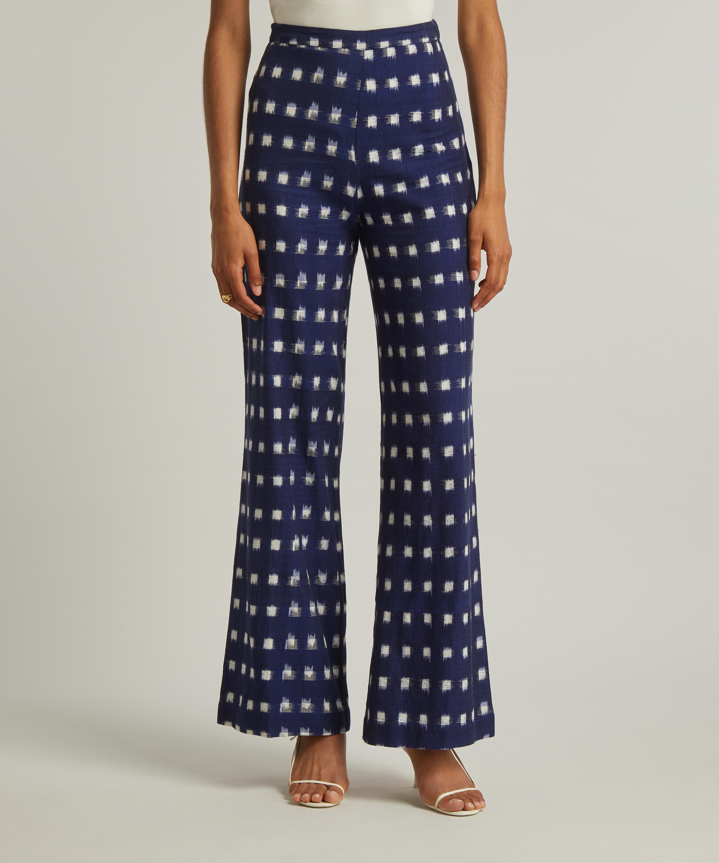 Maria de la Orden - Love Trousers in Ikat Navy image number 2