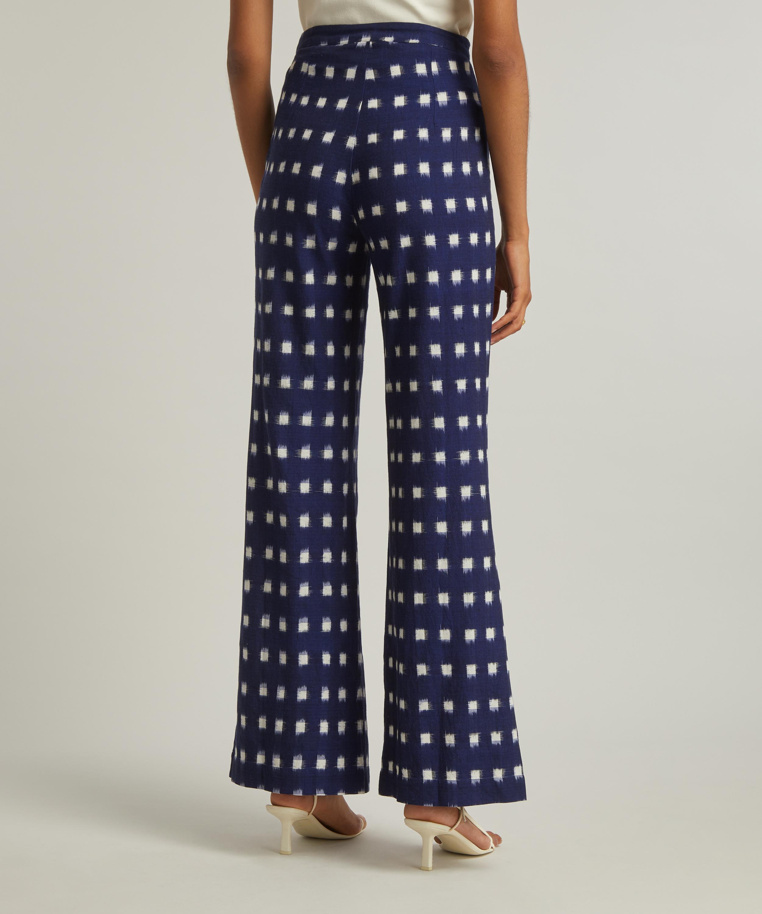 Maria de la Orden - Love Trousers in Ikat Navy image number 3