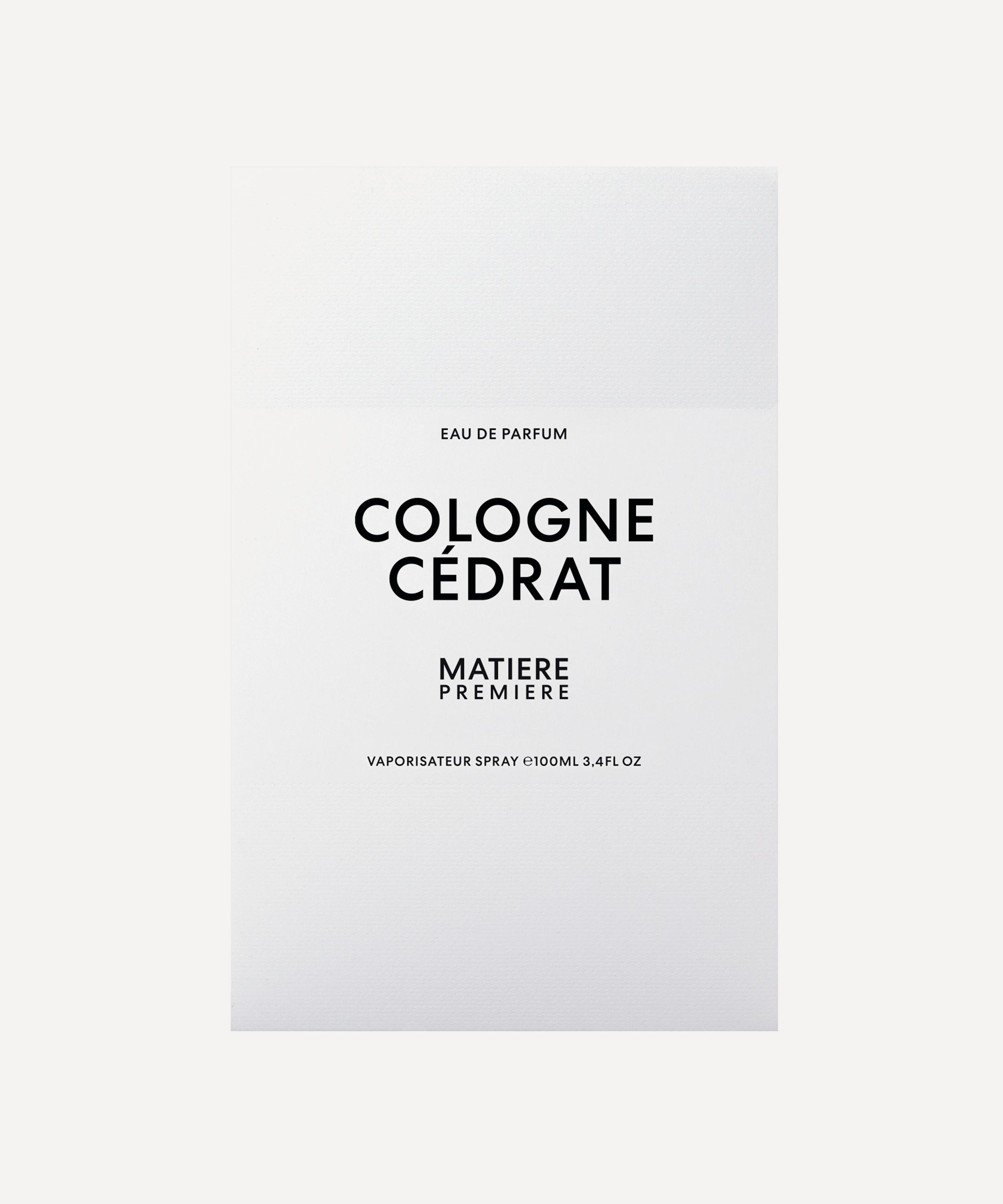 MATIERE PREMIERE - Cologne Cédrat Eau de Parfum 100ml image number 1