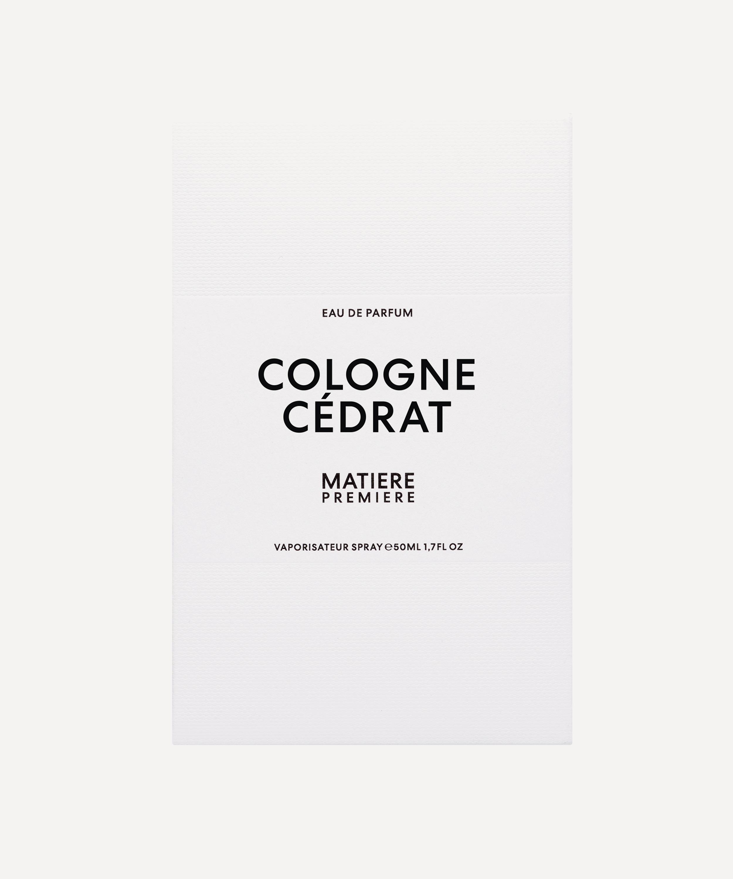 MATIERE PREMIERE - Cologne Cédrat Eau de Parfum 50ml image number 1