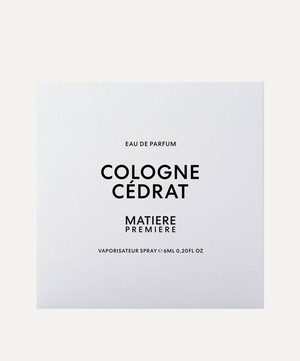 MATIERE PREMIERE - Cologne Cédrat Eau de Parfum 6ml image number 3