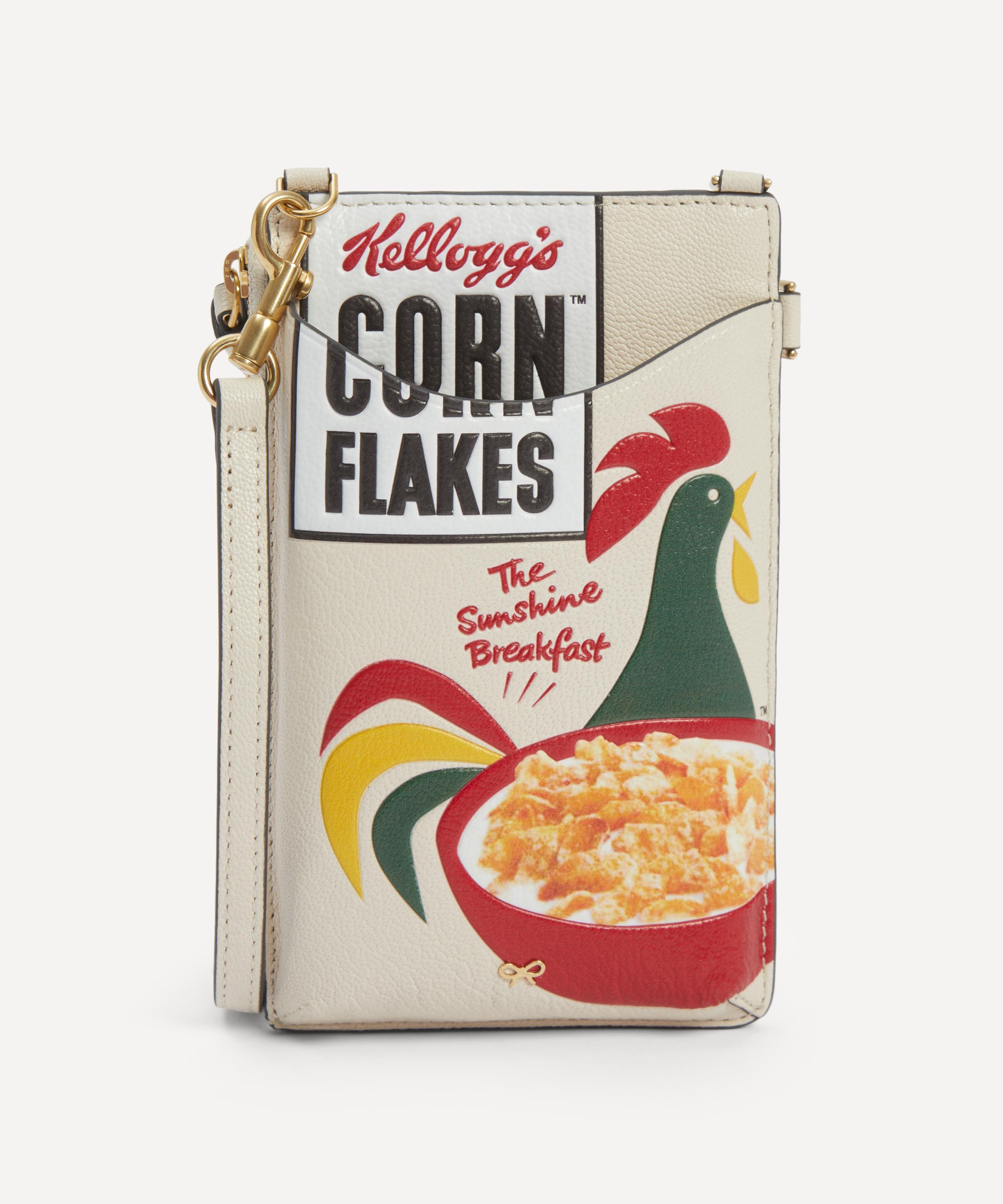 Anya Hindmarch - Corn Flakes Zip Phone Pouch on Strap image number 0