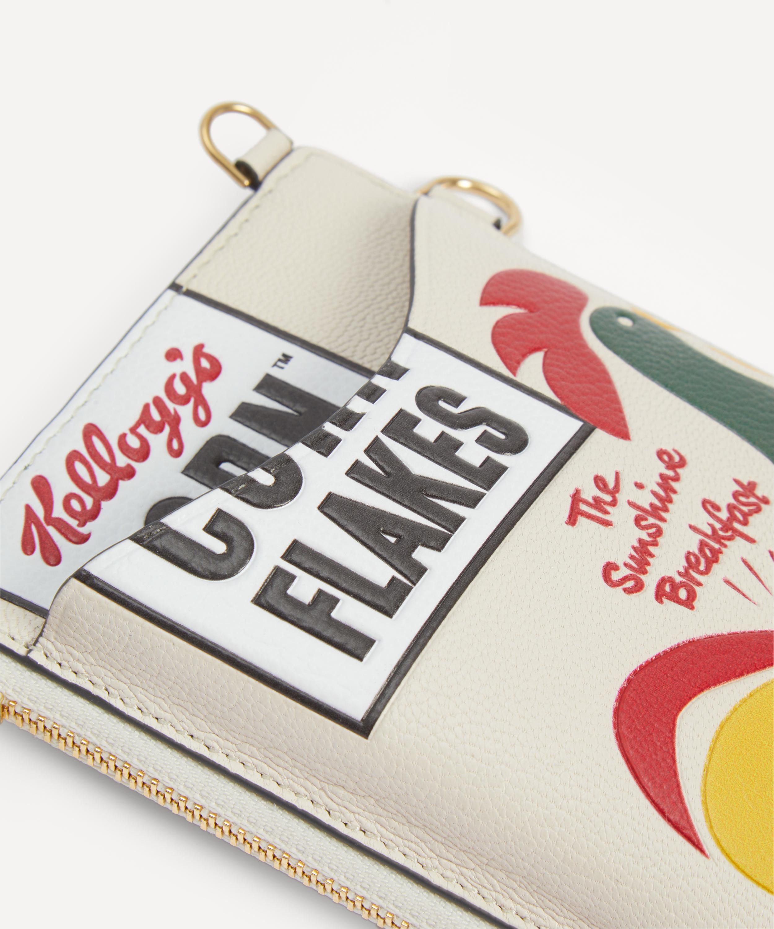 Anya Hindmarch - Corn Flakes Zip Phone Pouch on Strap image number 3