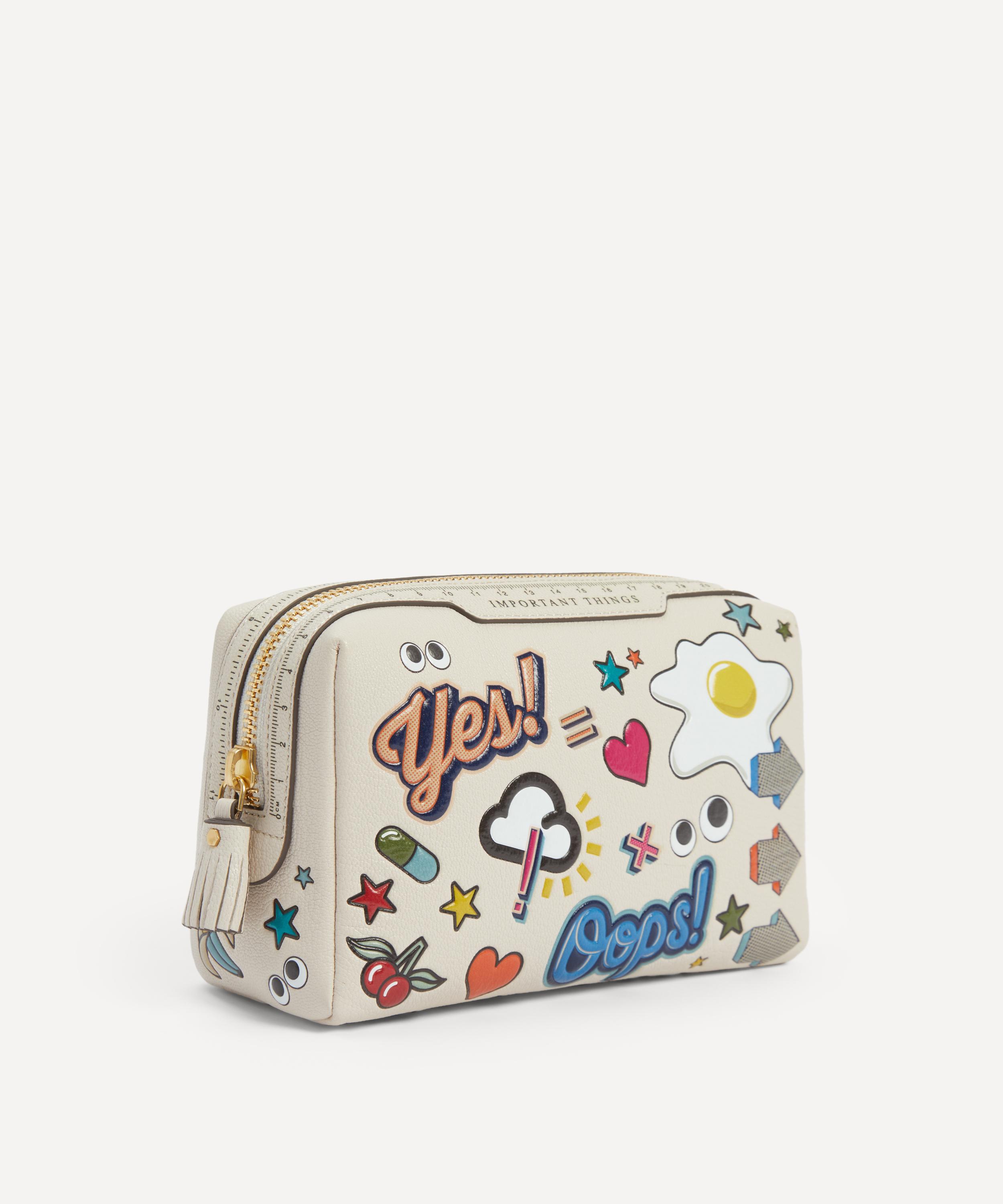 Anya Hindmarch - All Over Stickers Important Things Pouch image number 1