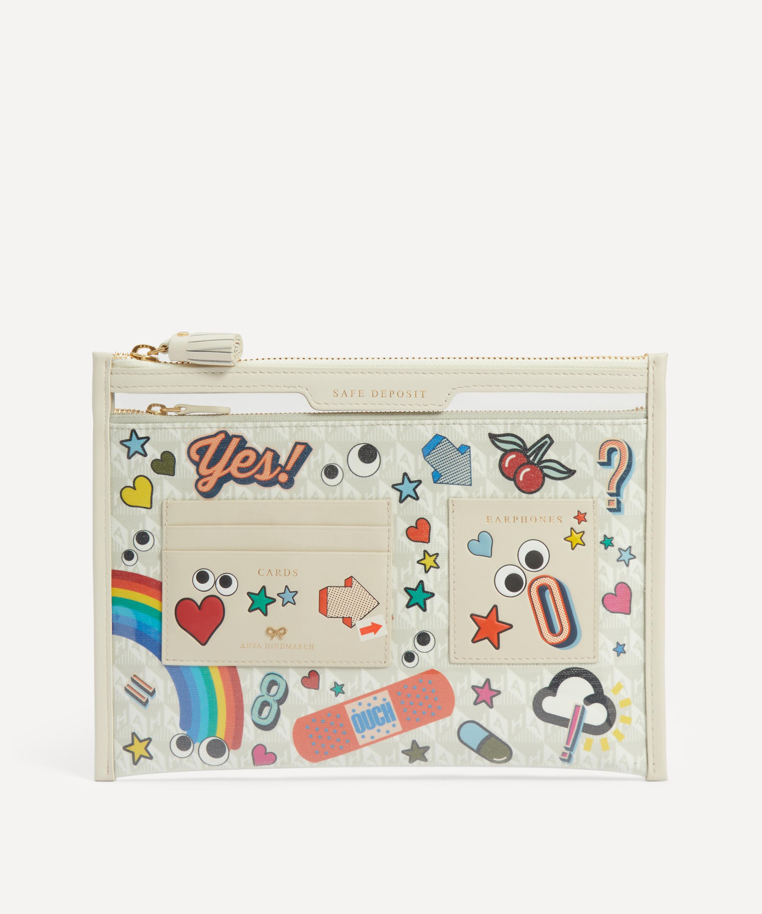 Anya Hindmarch - All Over Stickers Safe Deposit Case