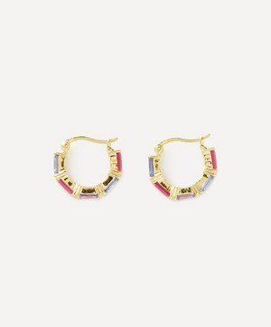 Anna + Nina - 14ct Gold-Plated Afterglow Hoop Earrings image number 0