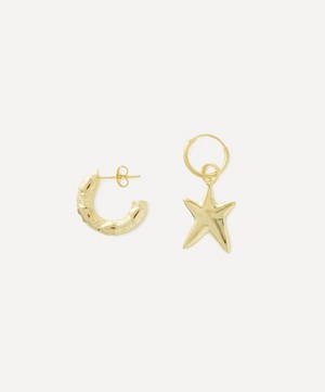 Anna + Nina - 14ct Gold-Plated Luminary Night Earrings image number 1