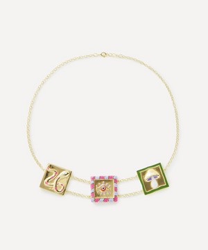 Anna + Nina - Gold-Plated Alchemy Choker Necklace image number 0