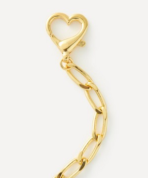 Anna + Nina - Gold-Plated Locked Love Chain Bracelet image number 1