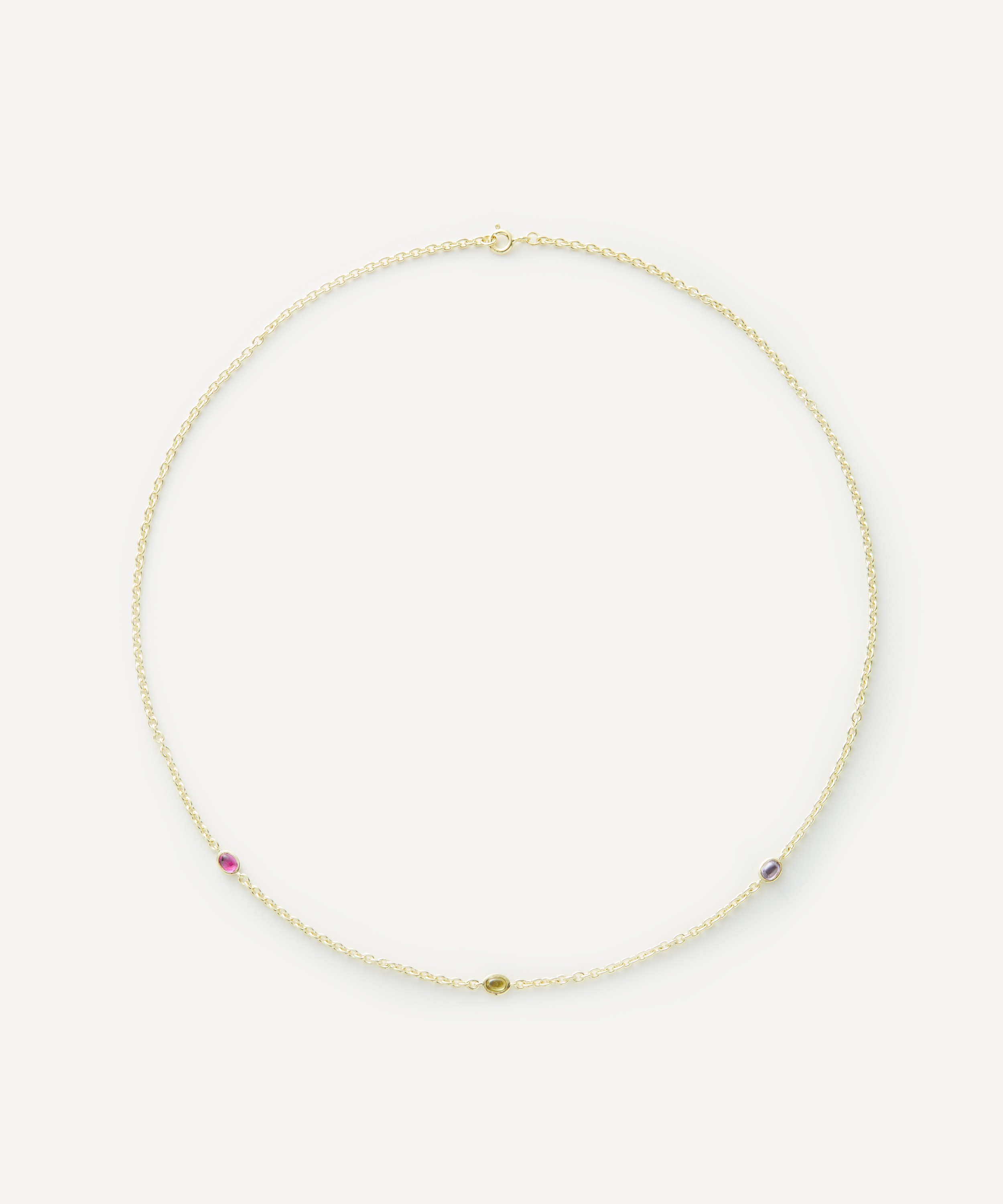 Anna + Nina - 14ct Gold-Plated Ziggy Chain Necklace