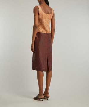 UMBER POSTPAST - Salt Dyed Sleeveless Dress image number 3