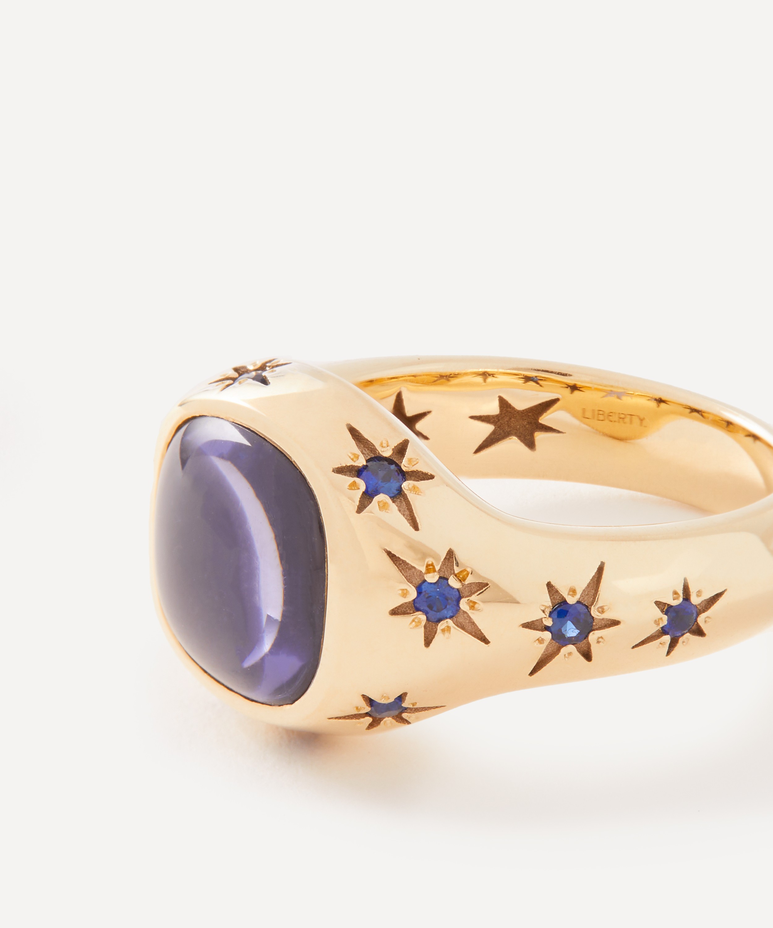 Liberty - 9ct Gold Ianthe Star Iolite Cocktail Ring image number 2