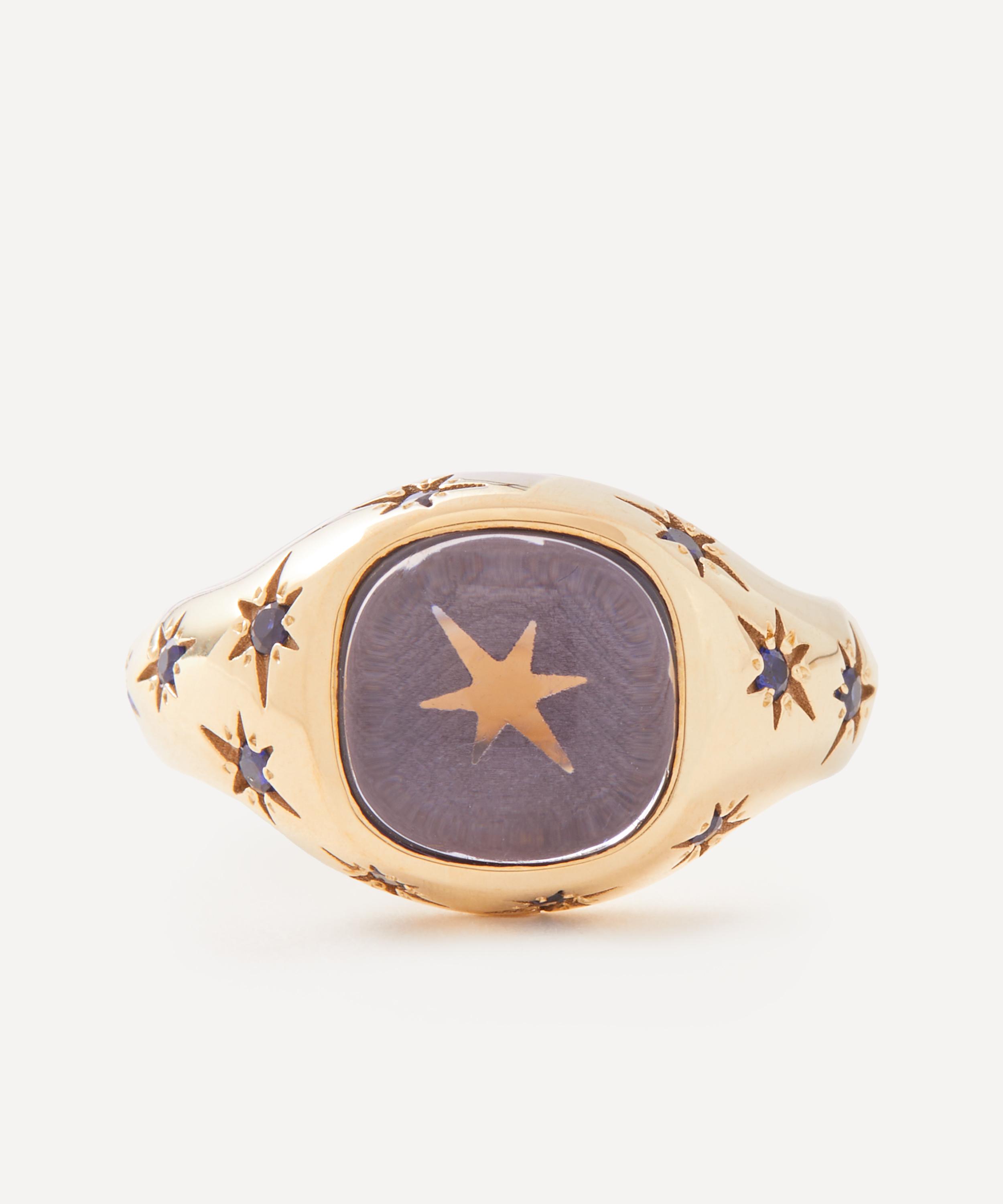 Liberty - 9ct Gold Ianthe Star Iolite Cocktail Ring image number 3