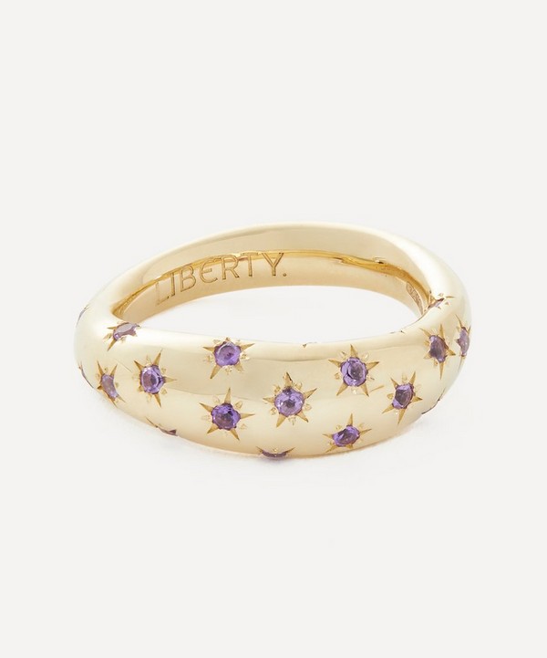 Liberty - 9ct Gold Ianthe Star Amethyst Ring image number null