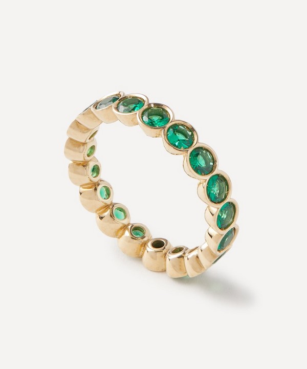 Liberty - 9ct Gold Riviere Tsavorite Ring image number null