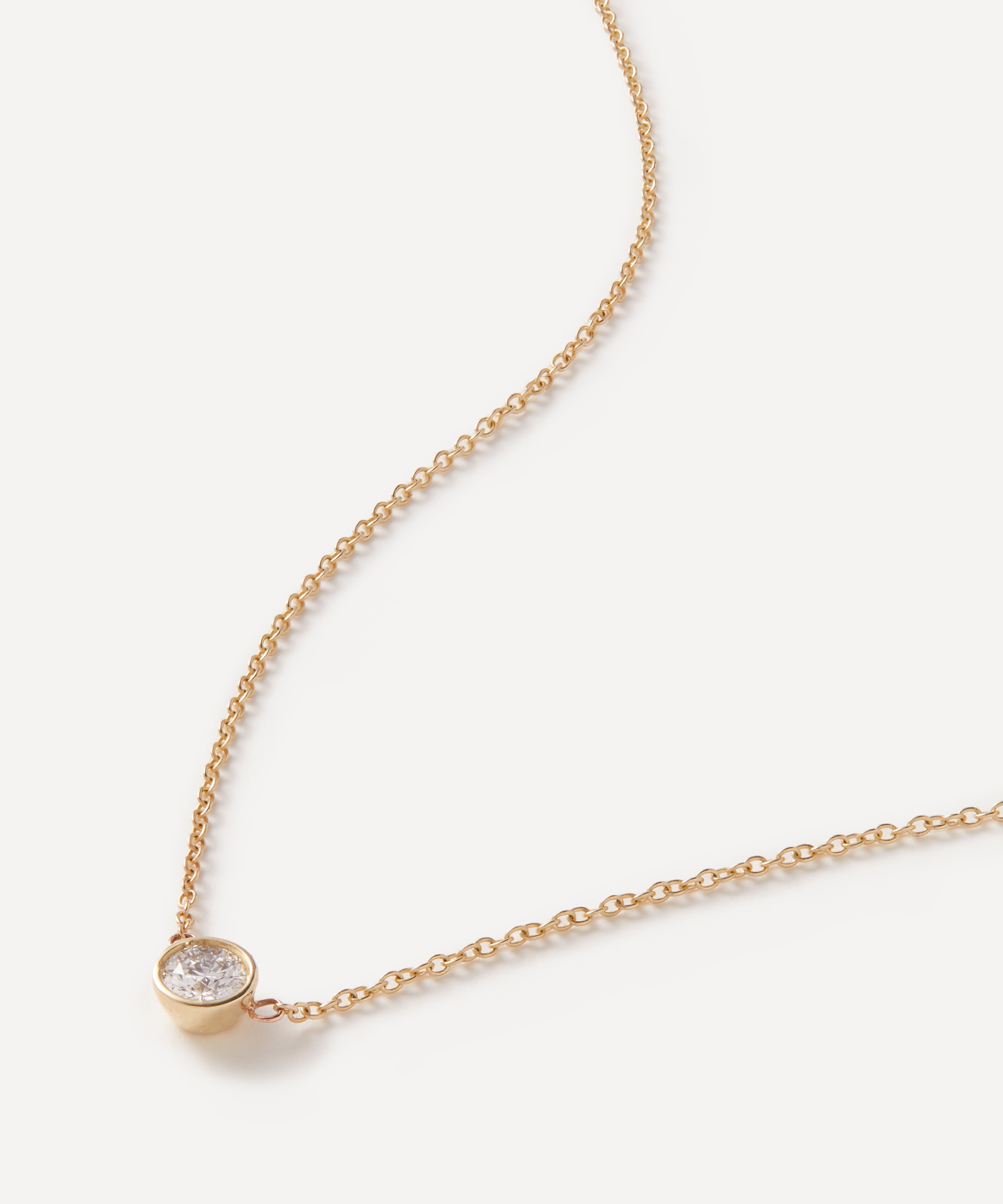 Liberty - 9ct Gold Voti Diamond Pendant Necklace
