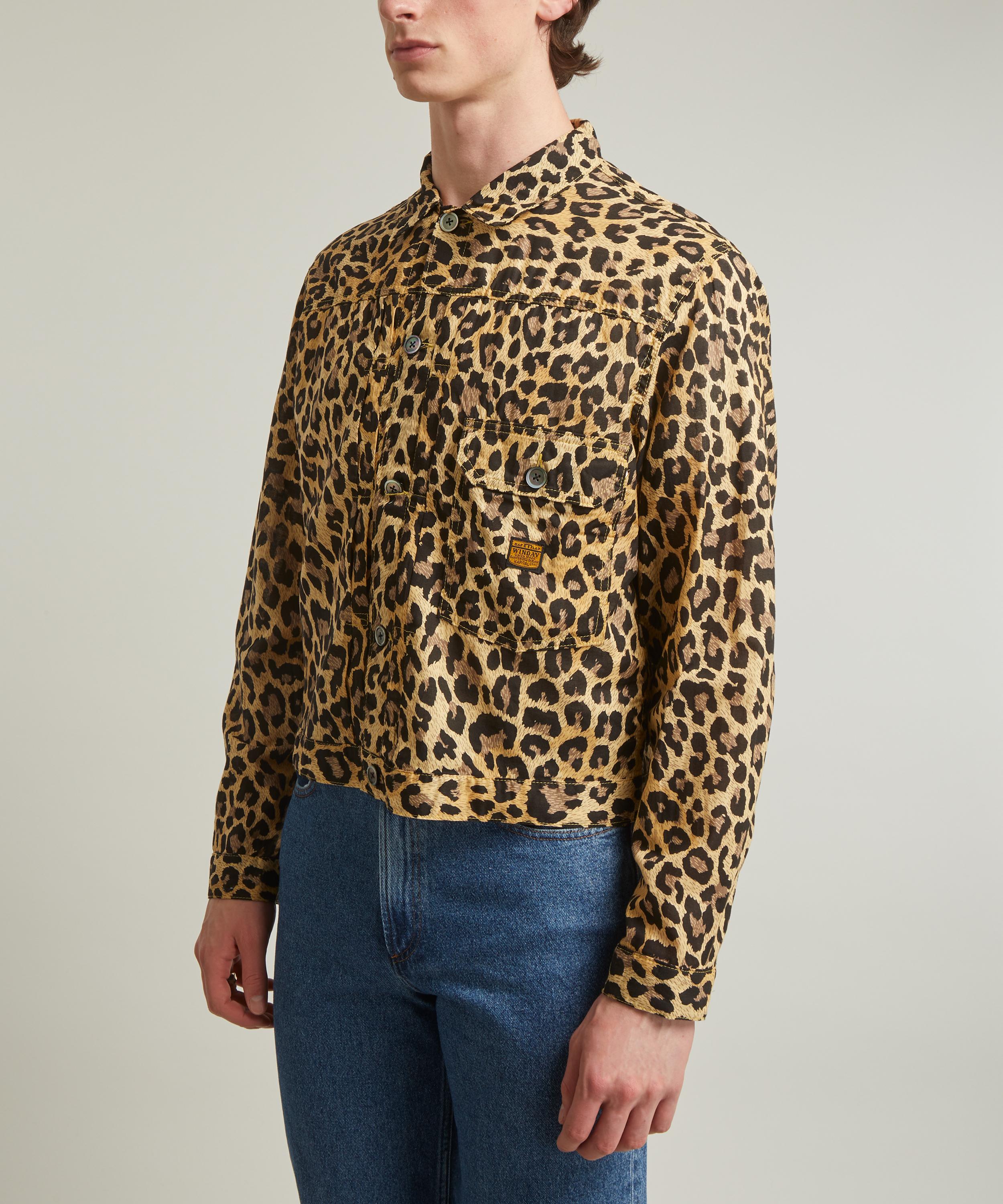 Kapital - Leopard Print Cotton-Gauze 1st Jacket image number 2