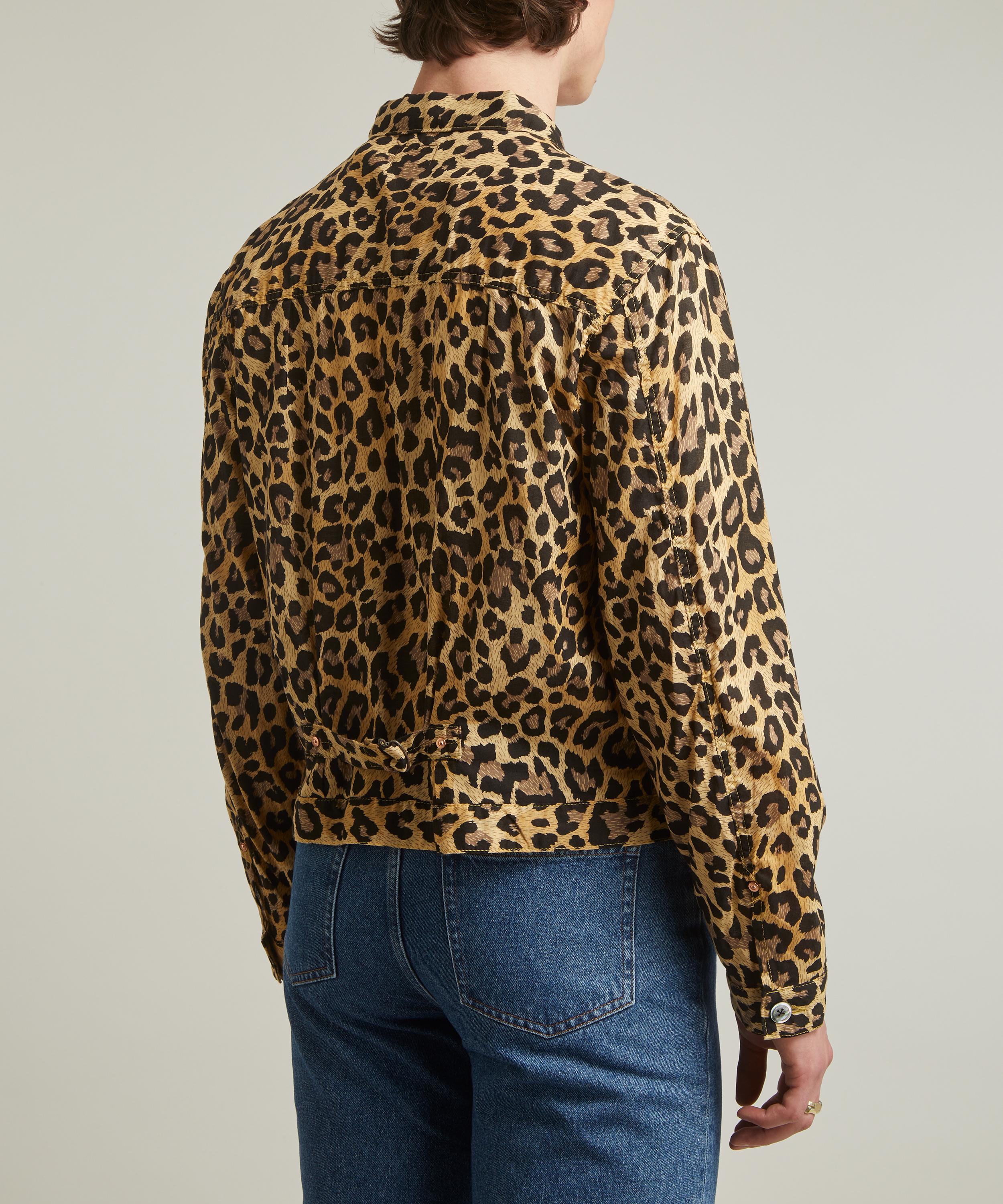 Kapital - Leopard Print Cotton-Gauze 1st Jacket image number 3