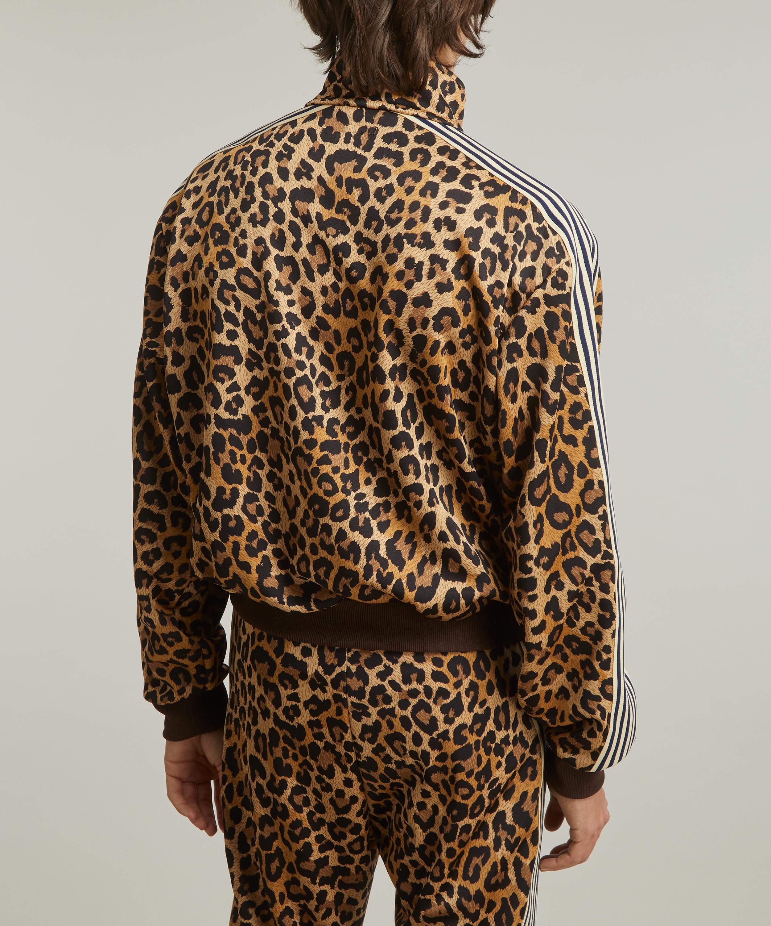 Kapital - Smooth Jersey Leopard STUNTMAN & WOMAN Track Jacket image number 3