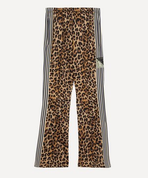 Kapital - Smooth Jersey Leopard STUNTMAN & WOMAN Track Trousers image number 0