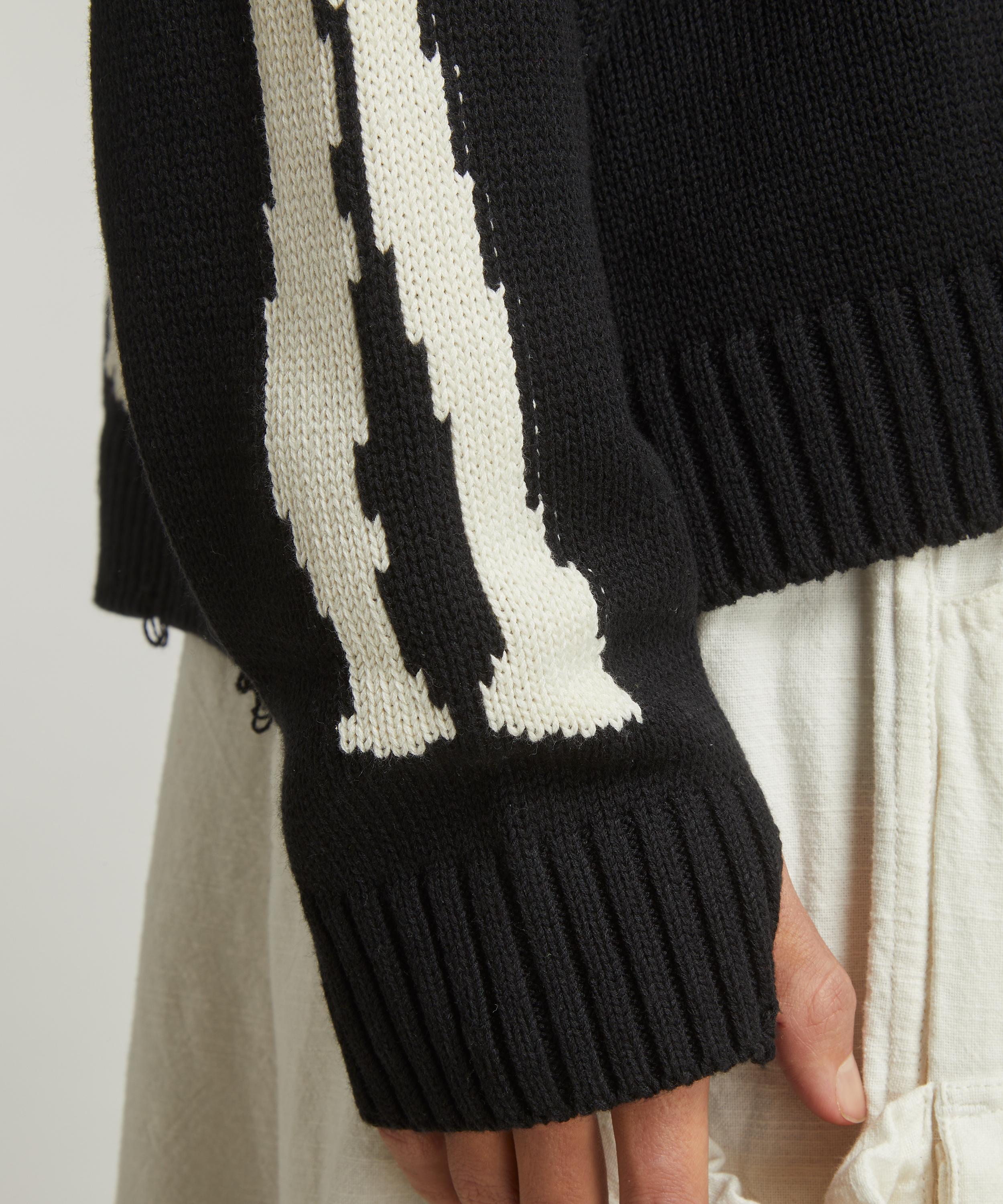 Kapital - 5G Cotton Knit BONE Crew Jumper image number 4