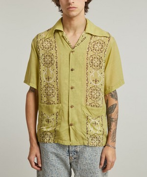 Kapital - Silk Rayon HAVANANAJA WRANGLE Collar CUBA Shirt image number 2