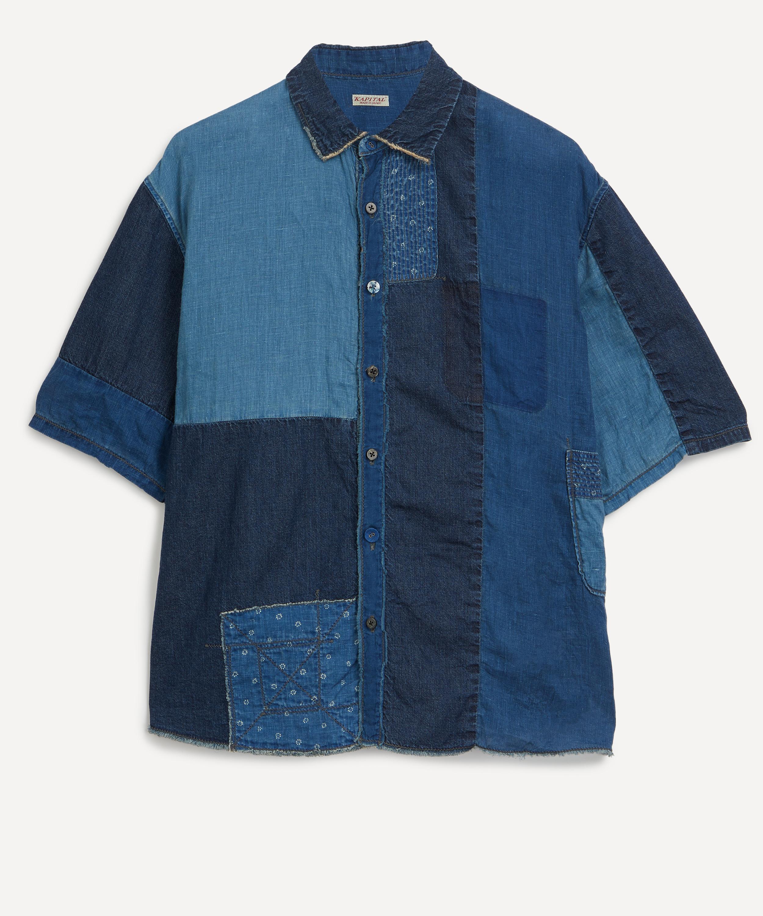 Kapital - Indigo Patchwork KATMANDU Shirt image number 0