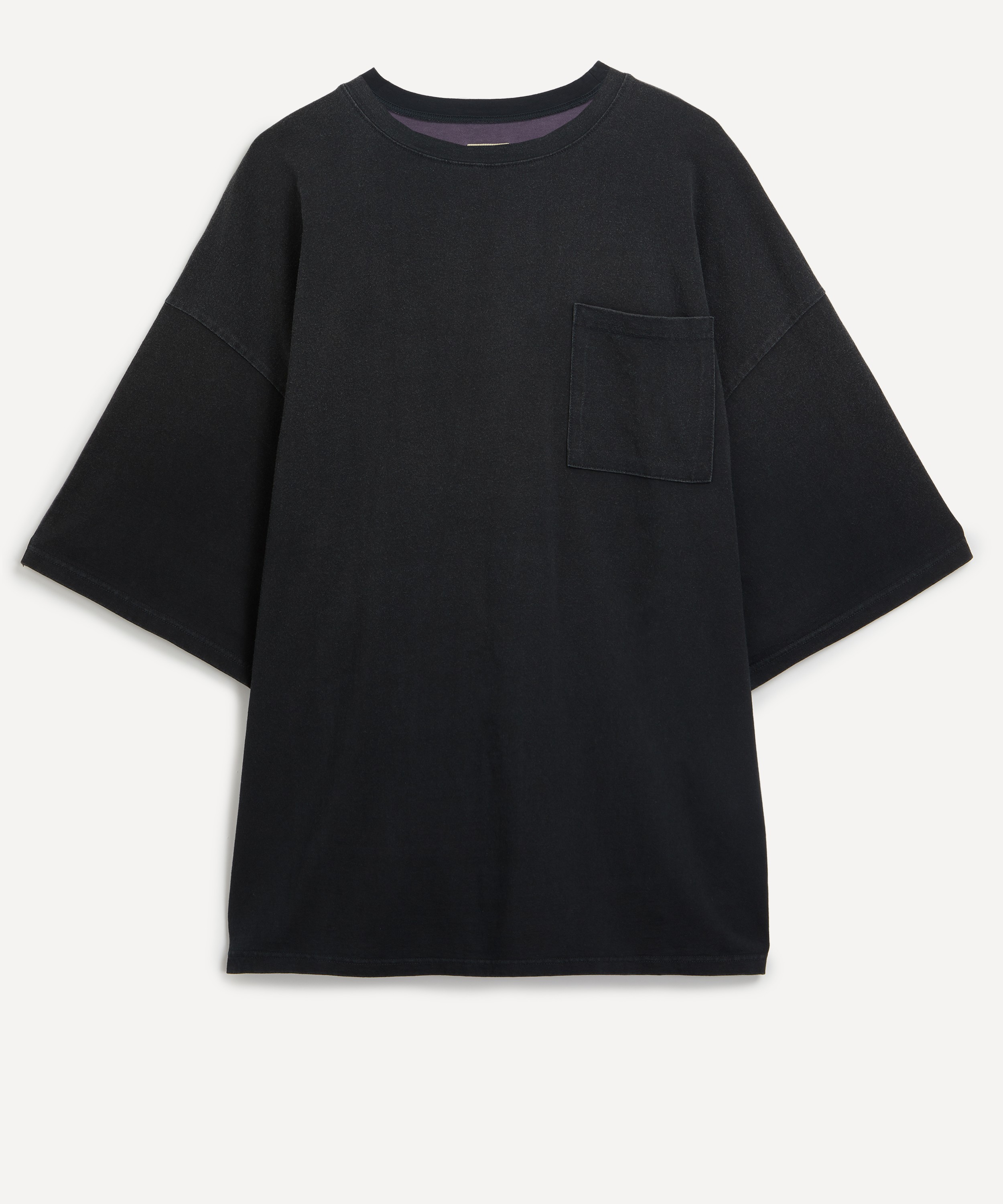Kapital - ​​Jersey 2Tones Big Pocket BONE T-Shirt
