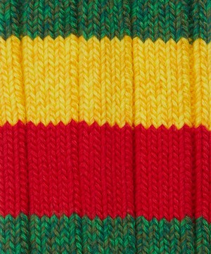 Kapital - Rasta Rainbow Happy Heel Socks image number 2
