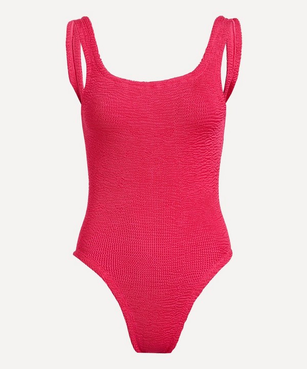 Hunza G - Square Neck Crinkle Swimsuit  image number null