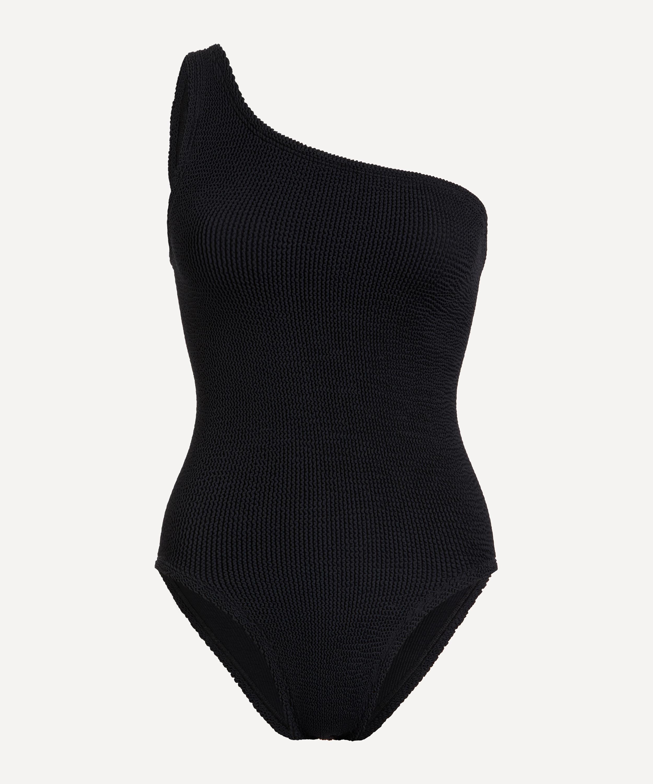 Hunza G - Nancy One-Shoulder Crinkle Swimsuit image number 0