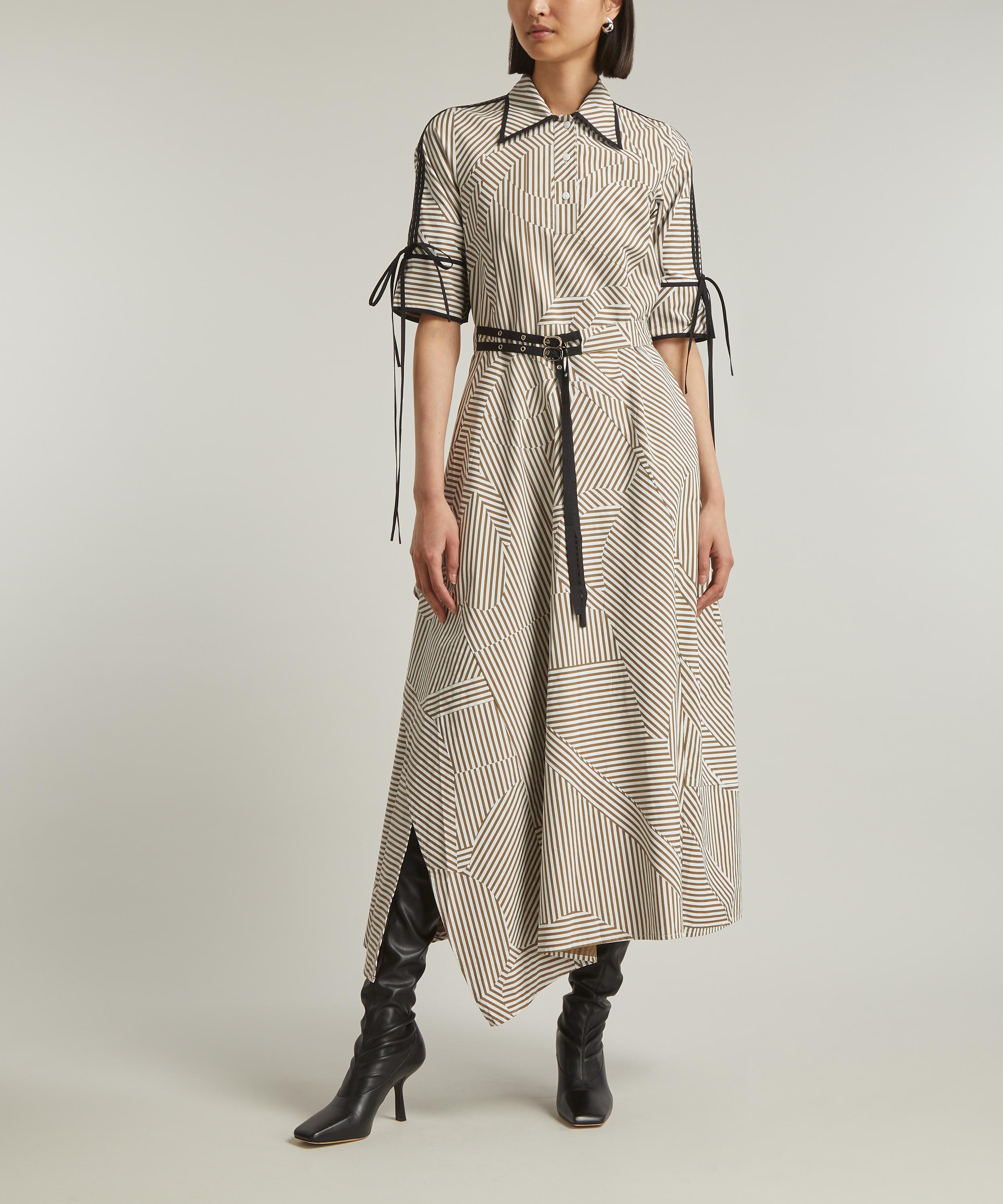 Lovebirds - Bree Striped Cotton Shirtdress image number 2