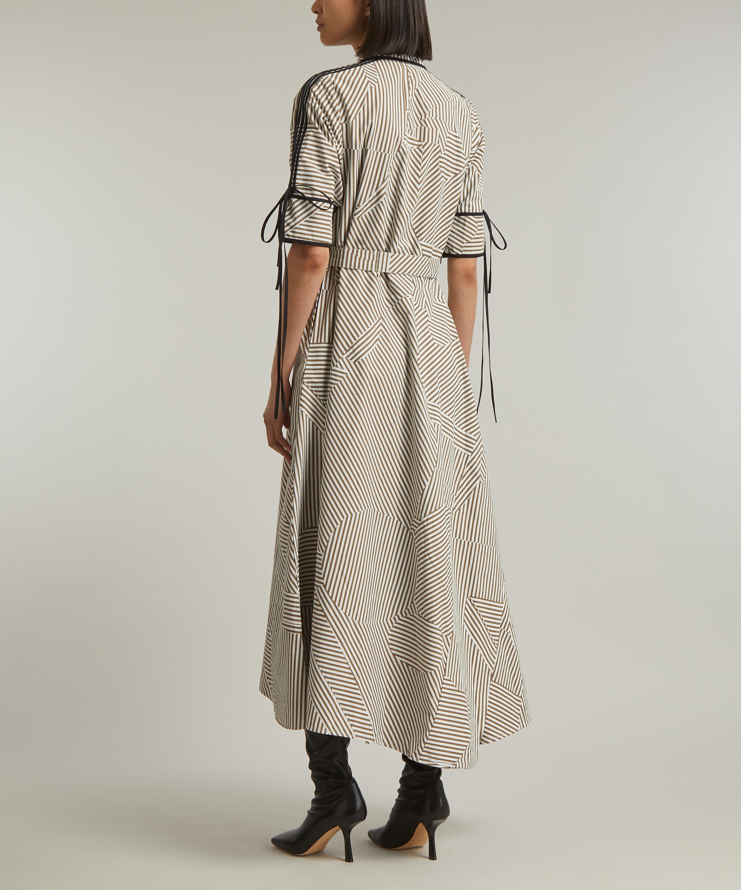 Lovebirds - Bree Striped Cotton Shirtdress image number 3