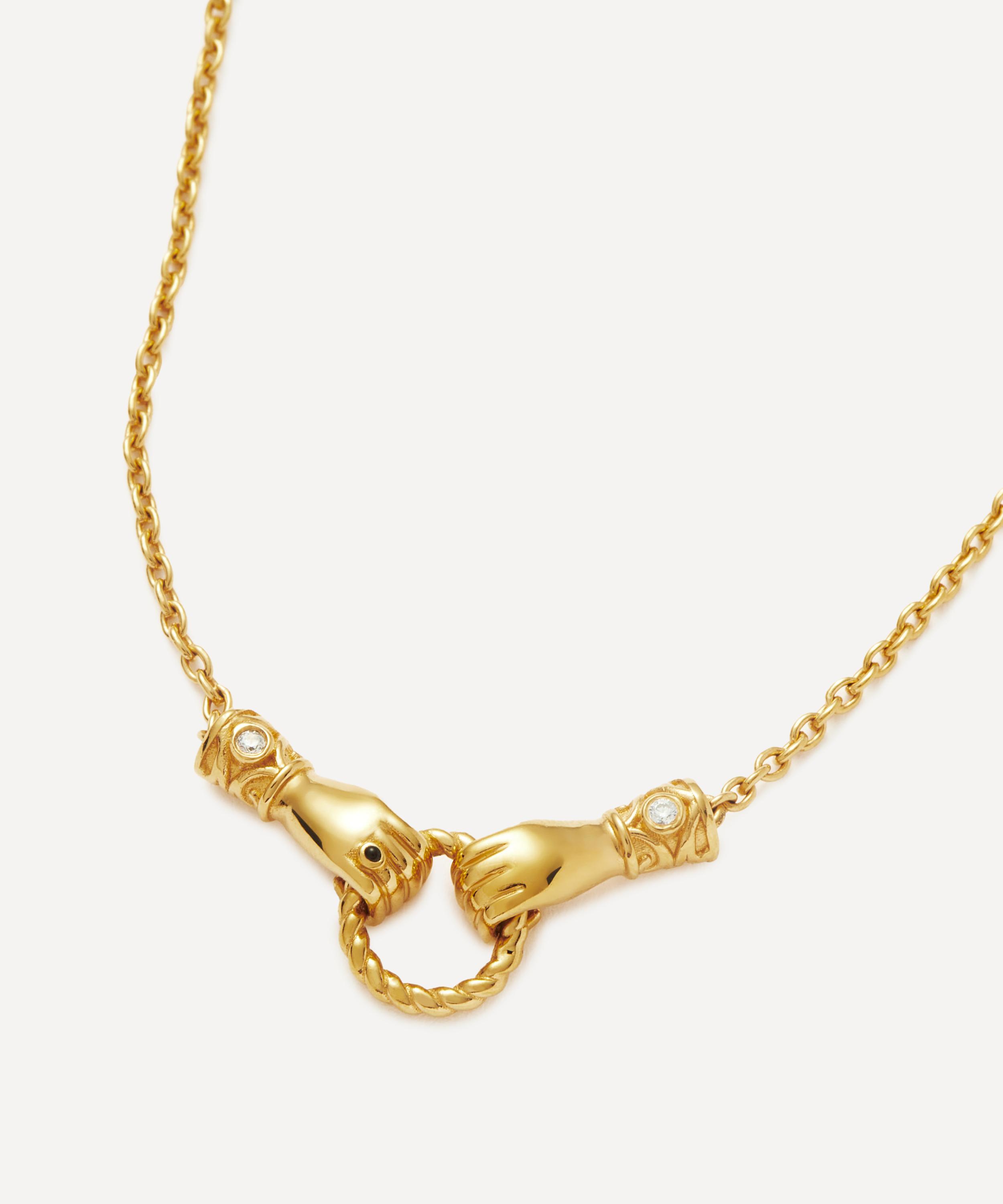 Missoma - X Harris Reed 18ct Gold-Plated In Good Hands Slider Bracelet image number 2