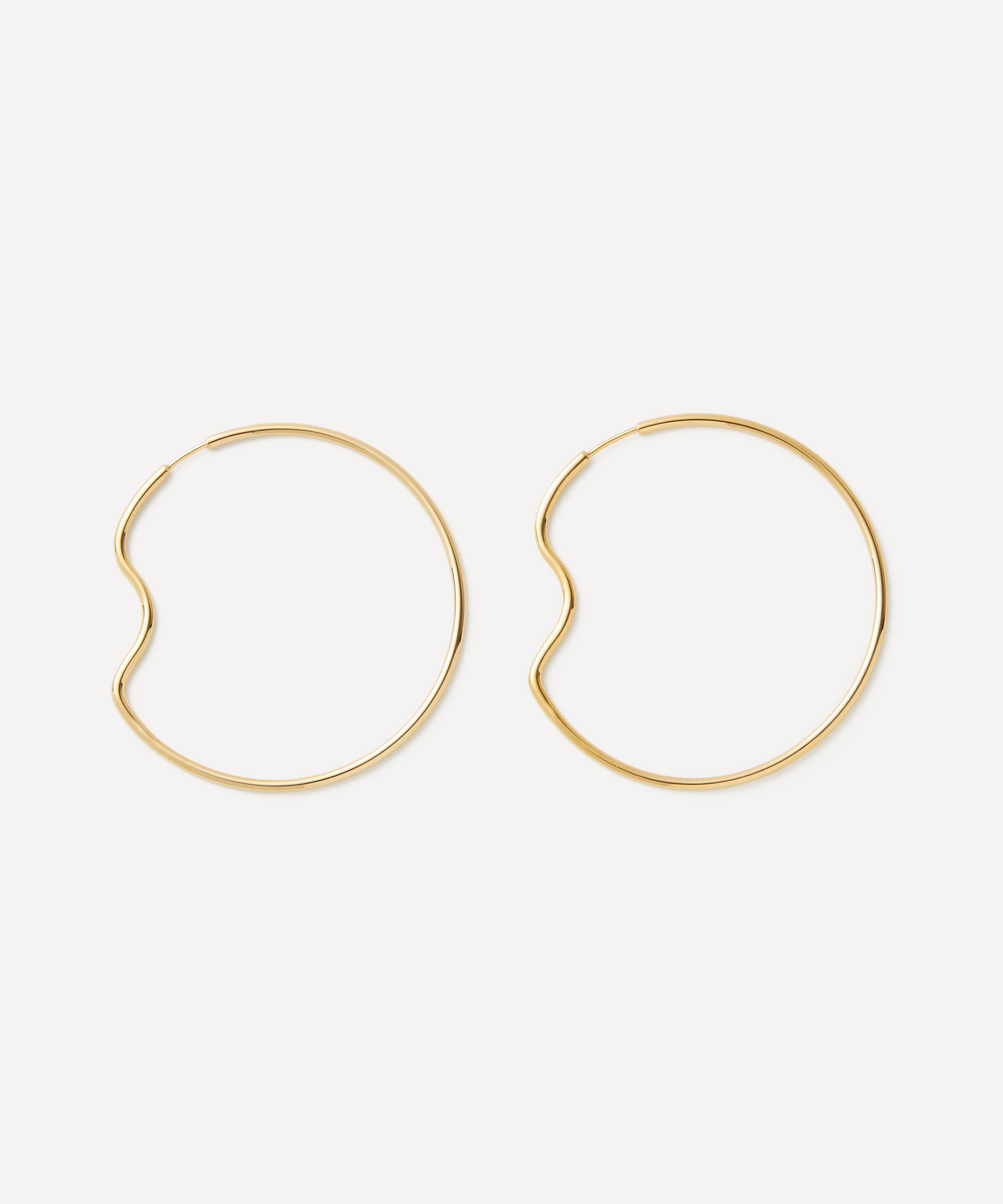 Maria Black - 18ct Gold-Plated Copenhagen 50 Hoop Earrings image number 1