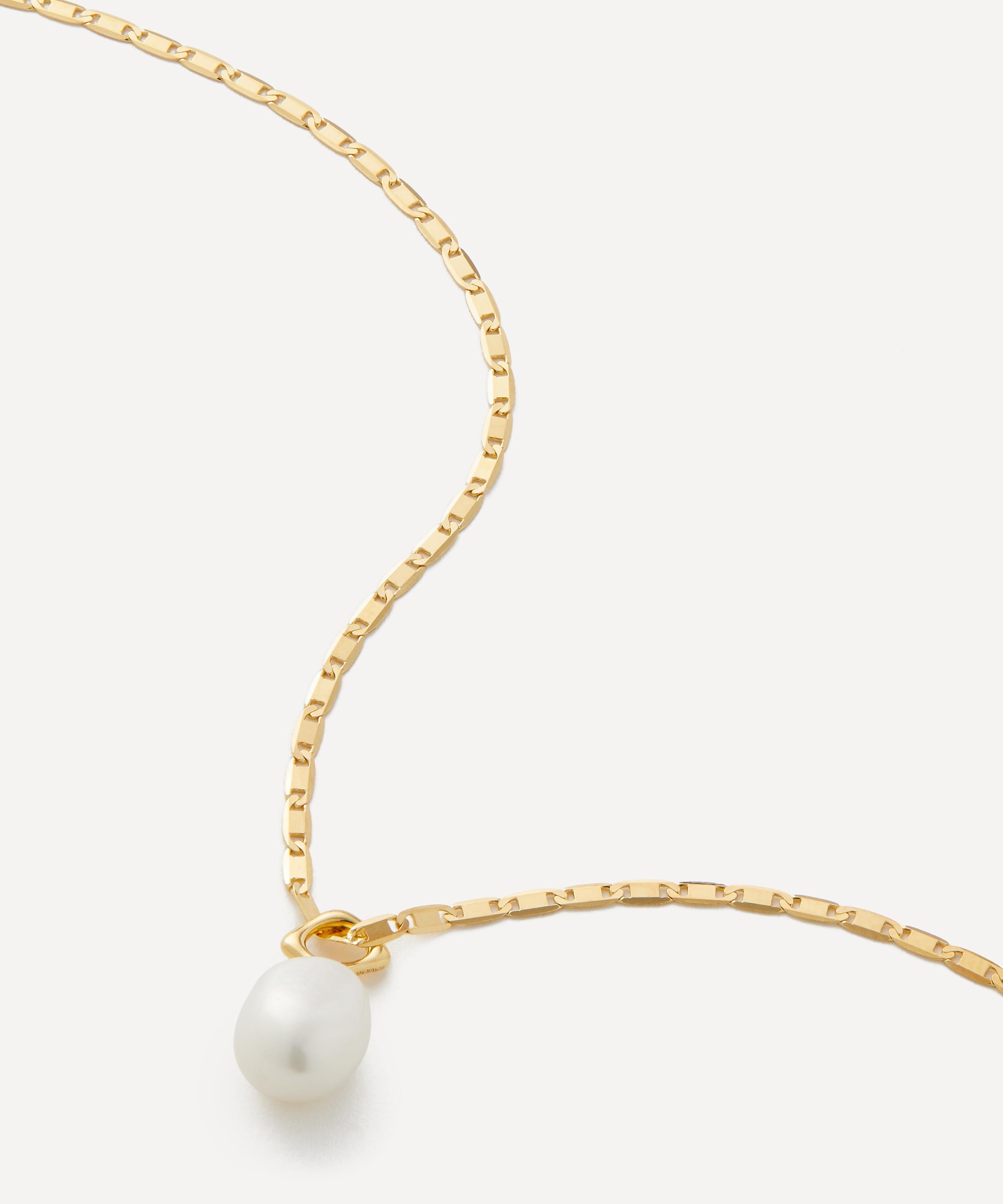 Maria Black 18ct Gold-Plated Peblinge Pendant Necklace | Liberty