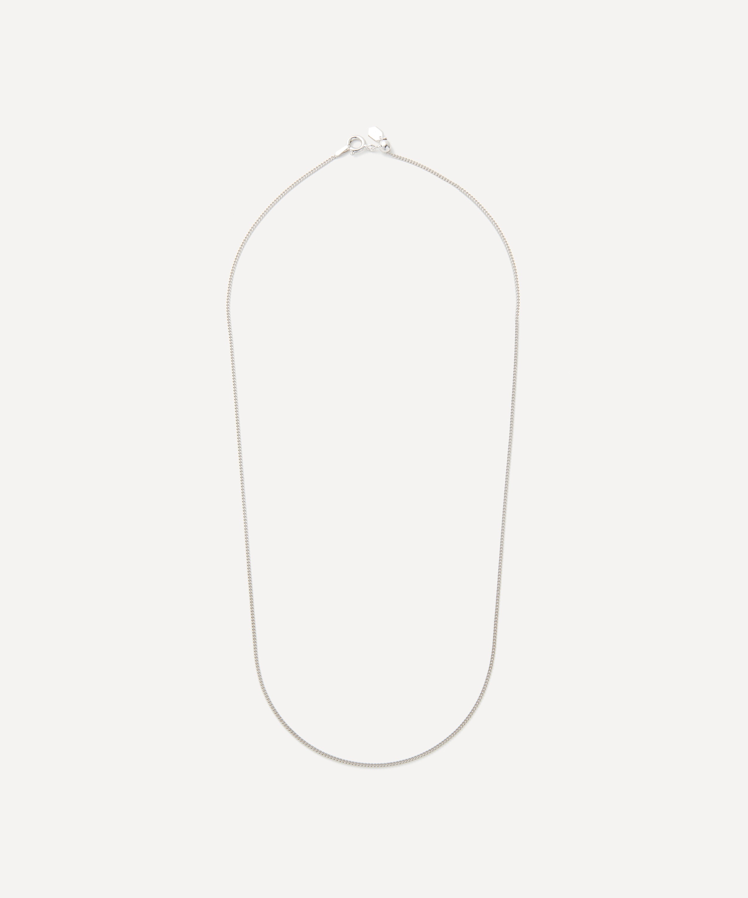 Maria Black - White Rhodium-Plated Nyhavn Chain Necklace