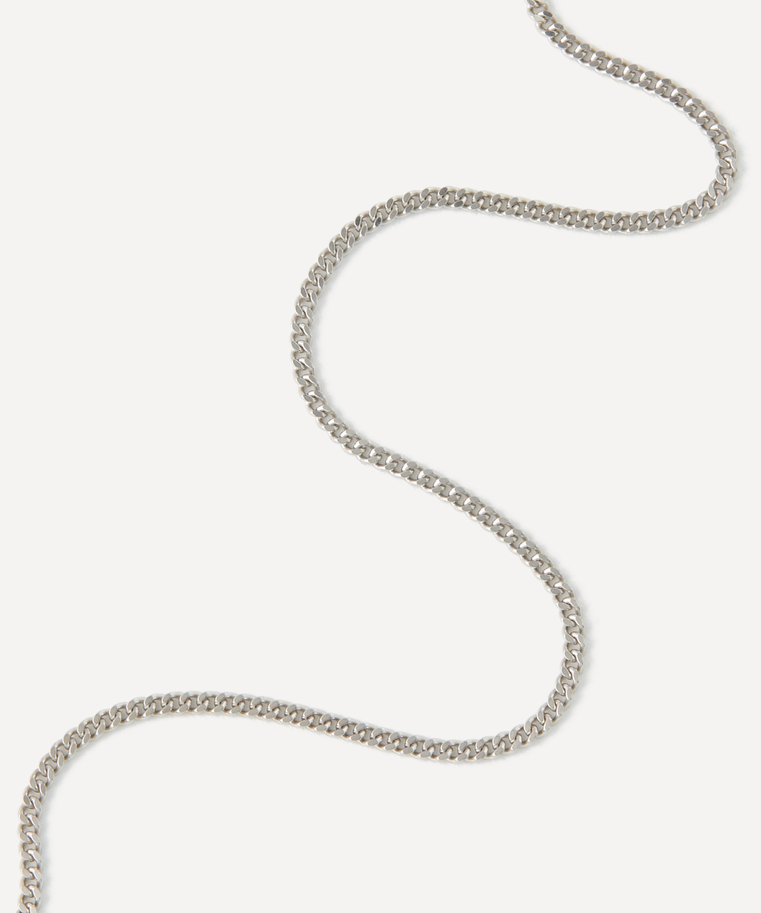 Maria Black - White Rhodium-Plated Nyhavn Chain Necklace image number 1