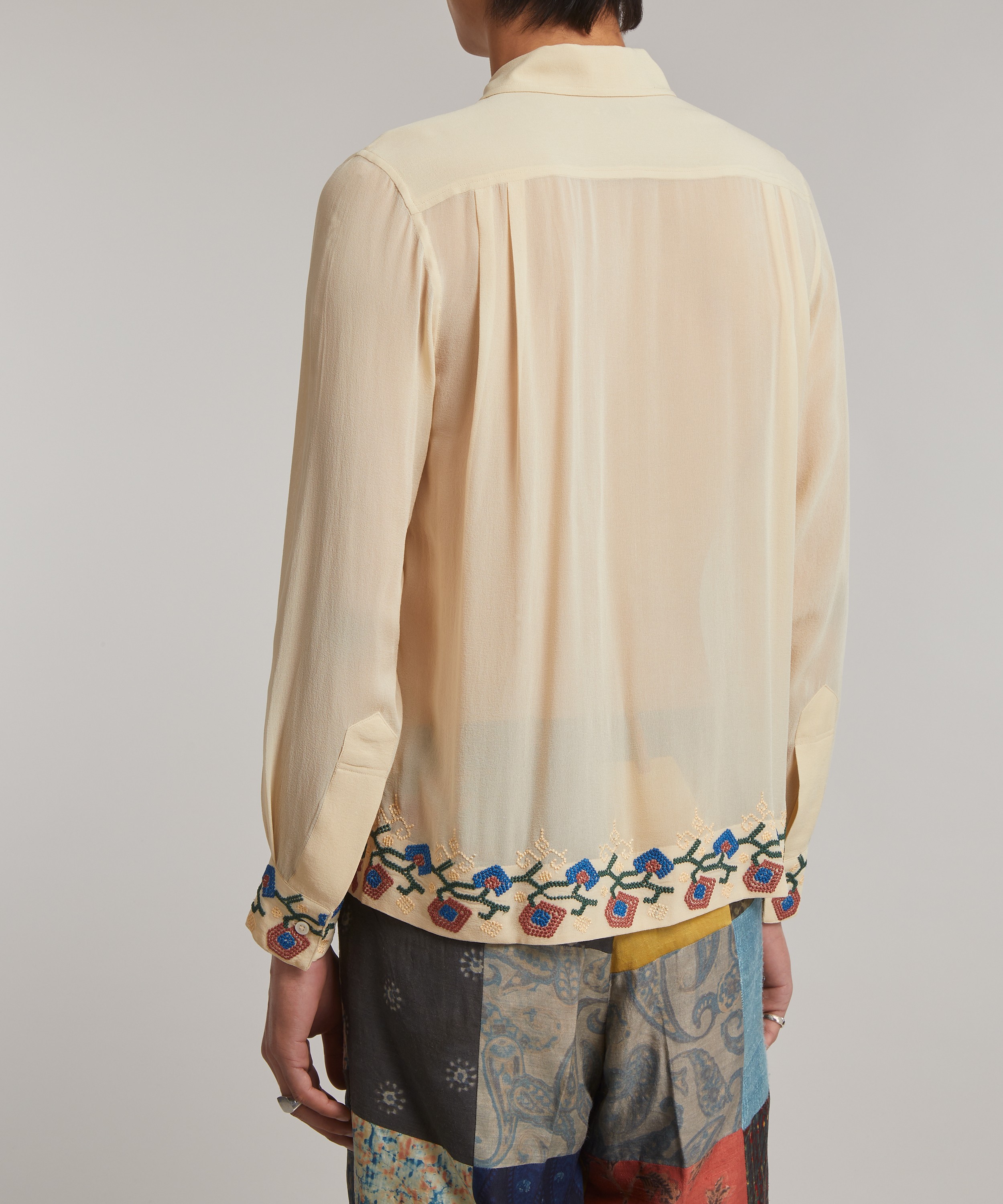 Bode - Flowering Liana Long Sleeve Shirt image number 3