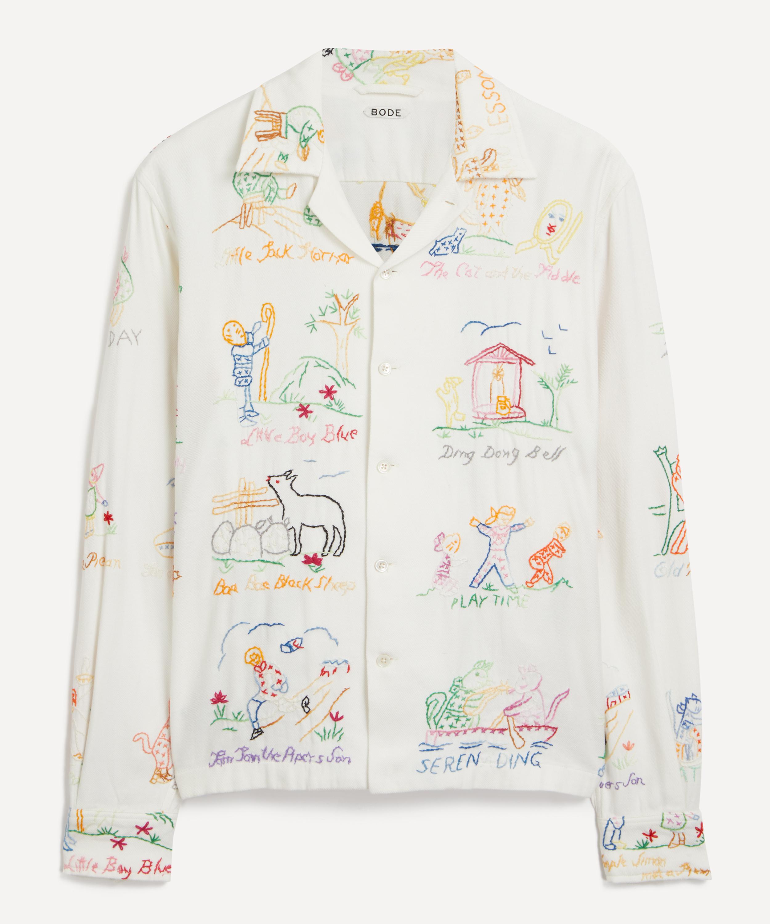 Bode - Nursery Rhymes Long Sleeve Shirt image number 0