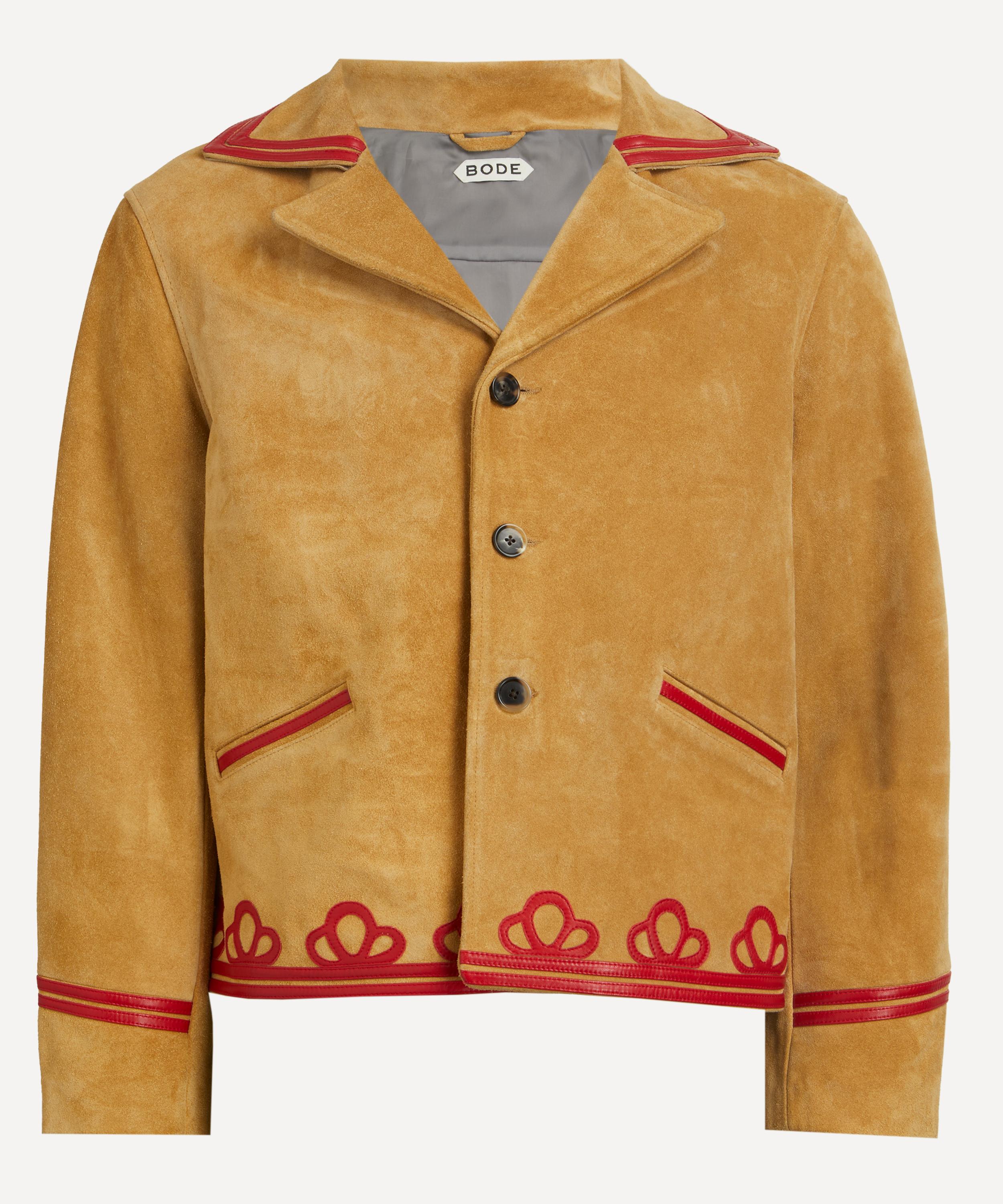 Bode - Trefoil Suede Jacket image number 0