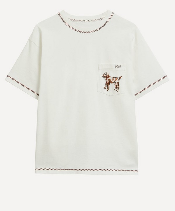 Bode - Griffon Embroidered Pocket T-Shirt image number null