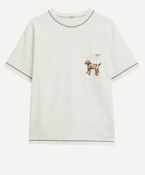 Bode - Griffon Embroidered Pocket T-Shirt image number 0
