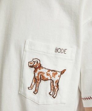 Bode - Griffon Embroidered Pocket T-Shirt image number 4