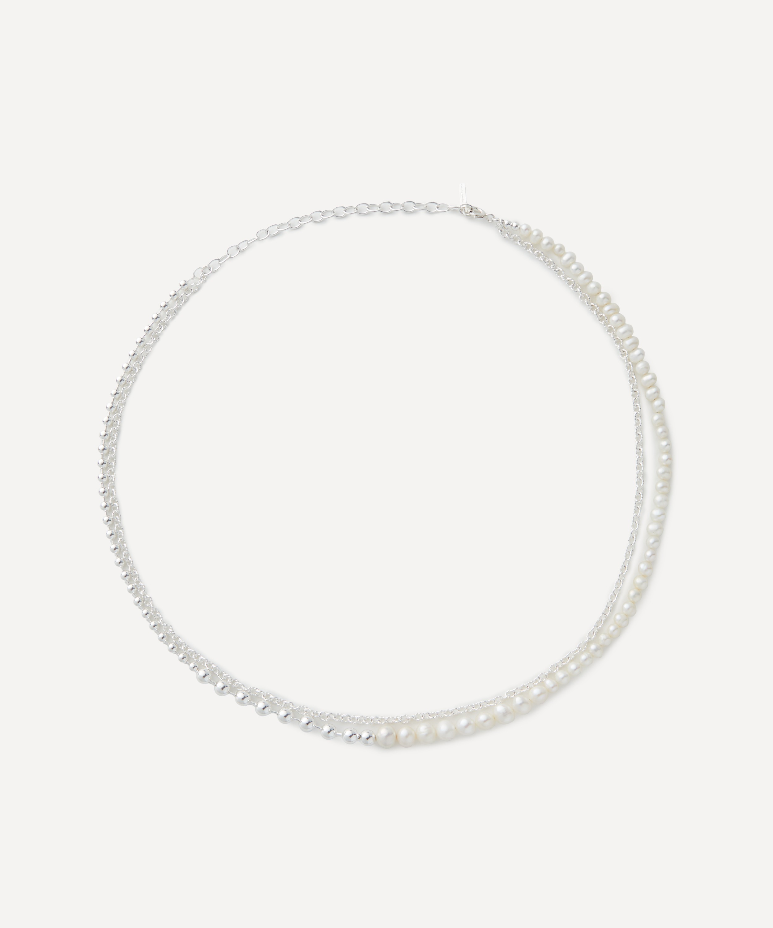 Completedworks - Rhodium-Plated Sterling Silver Forgotten Seas Necklace