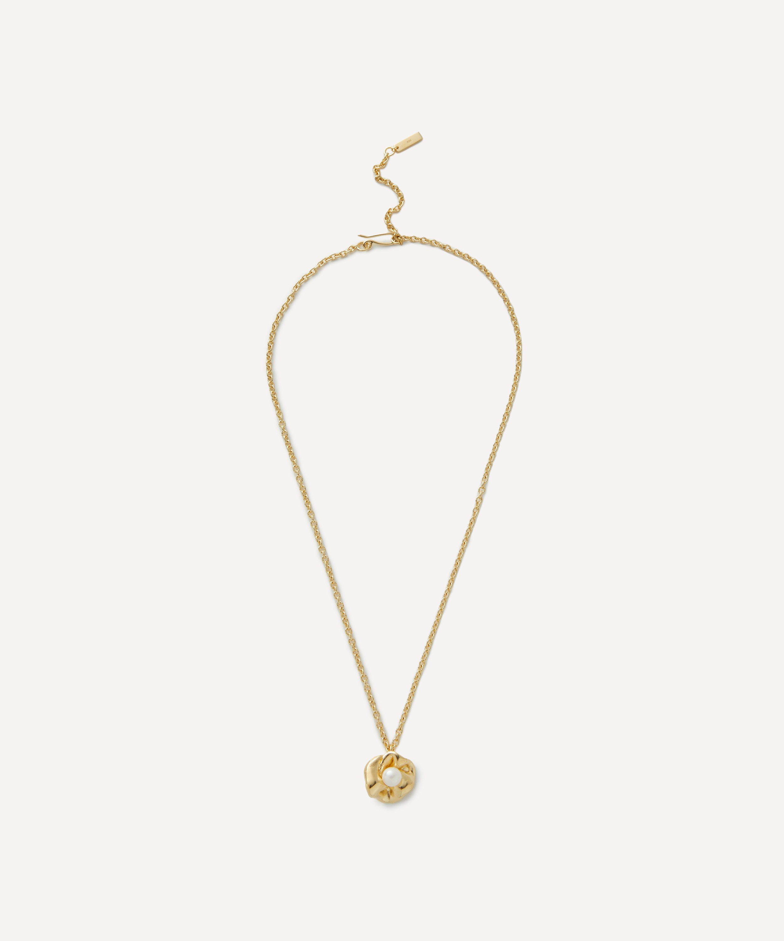 Completedworks - 18ct Gold-Plated Vermeil Silver Unity Pendant Necklace image number 1