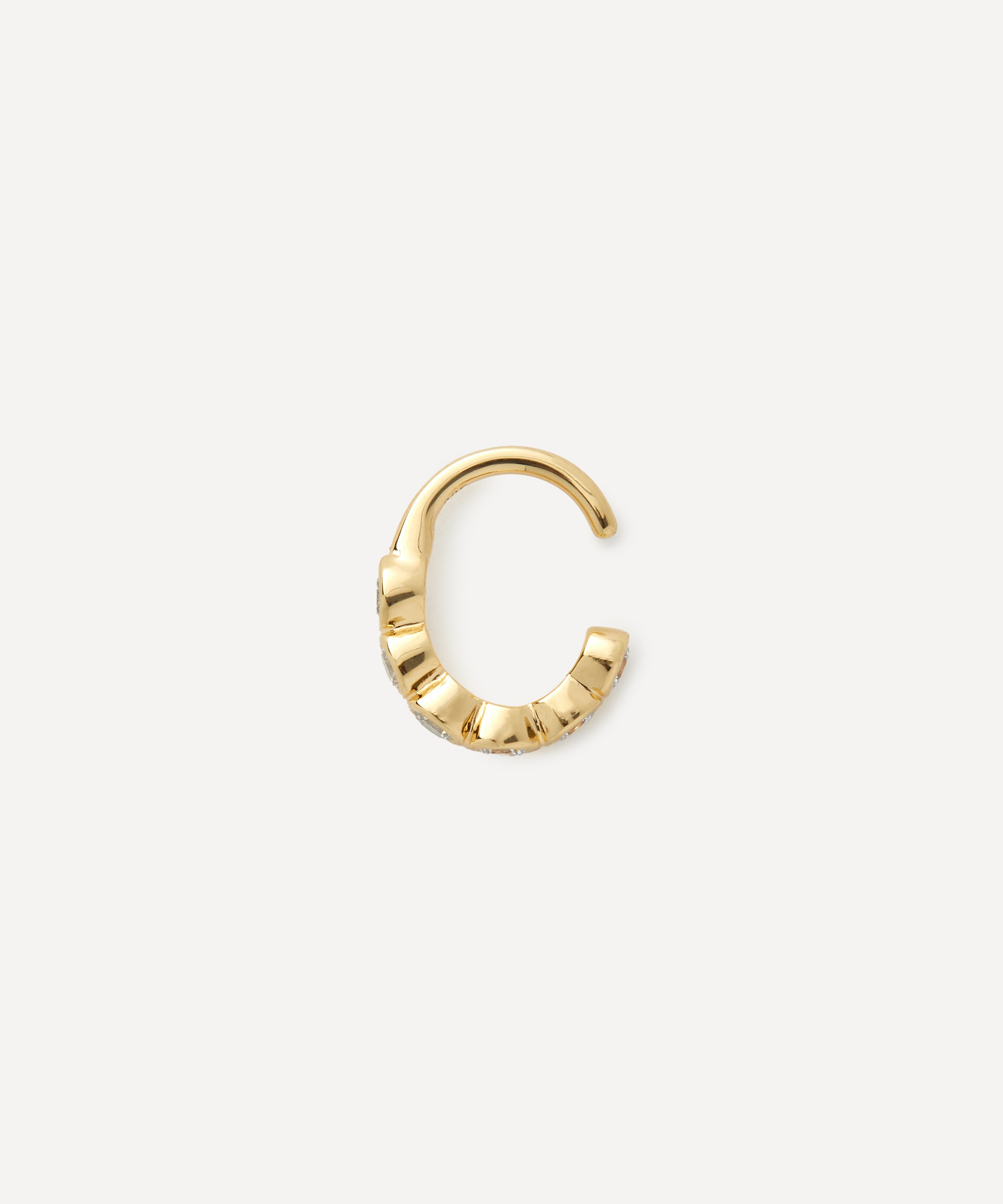 Completedworks - 18ct Gold-Plated Vermeil Silver Arc Ear Cuff image number 1