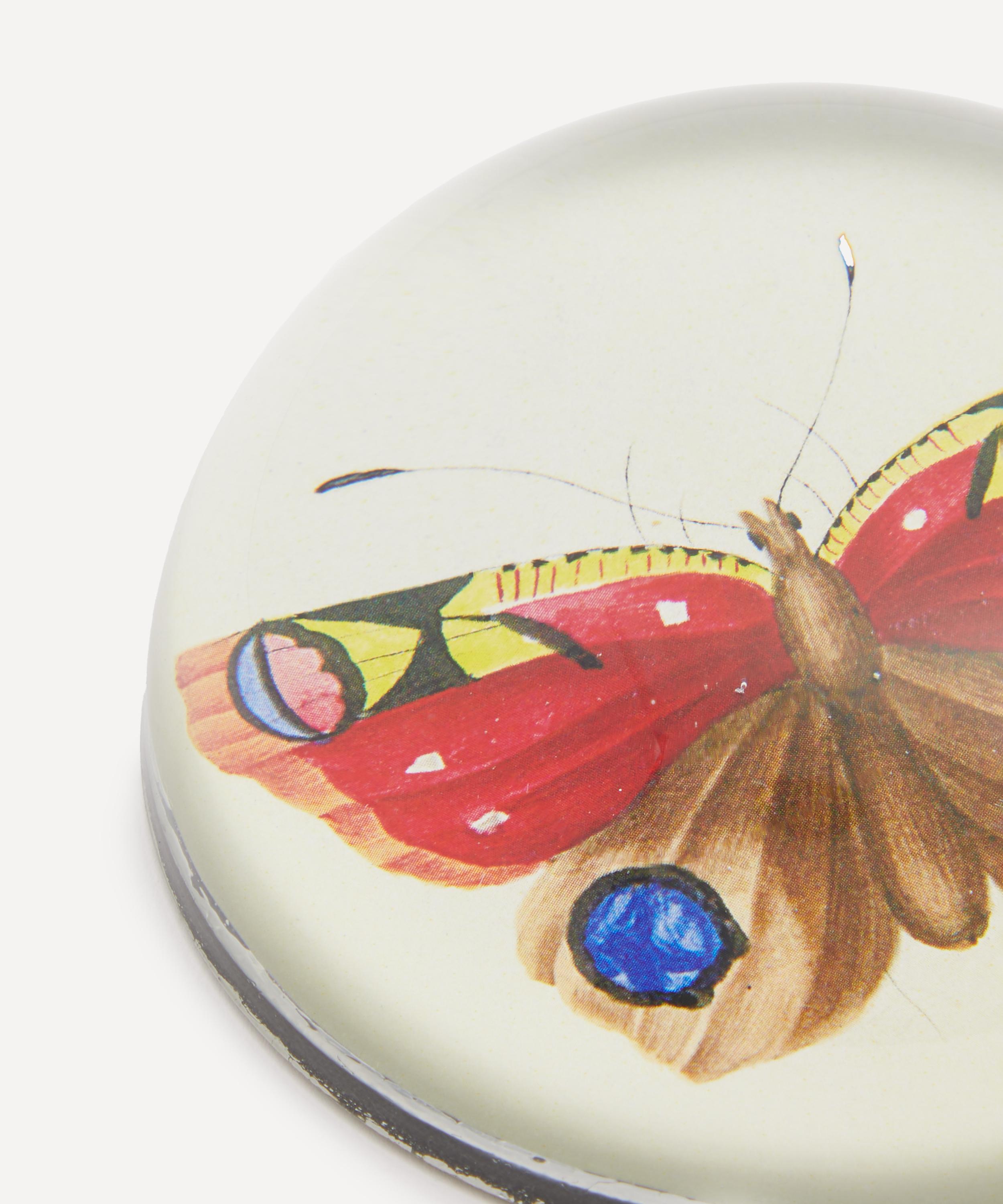 John Derian - Painted Papillion Paperweight image number 2