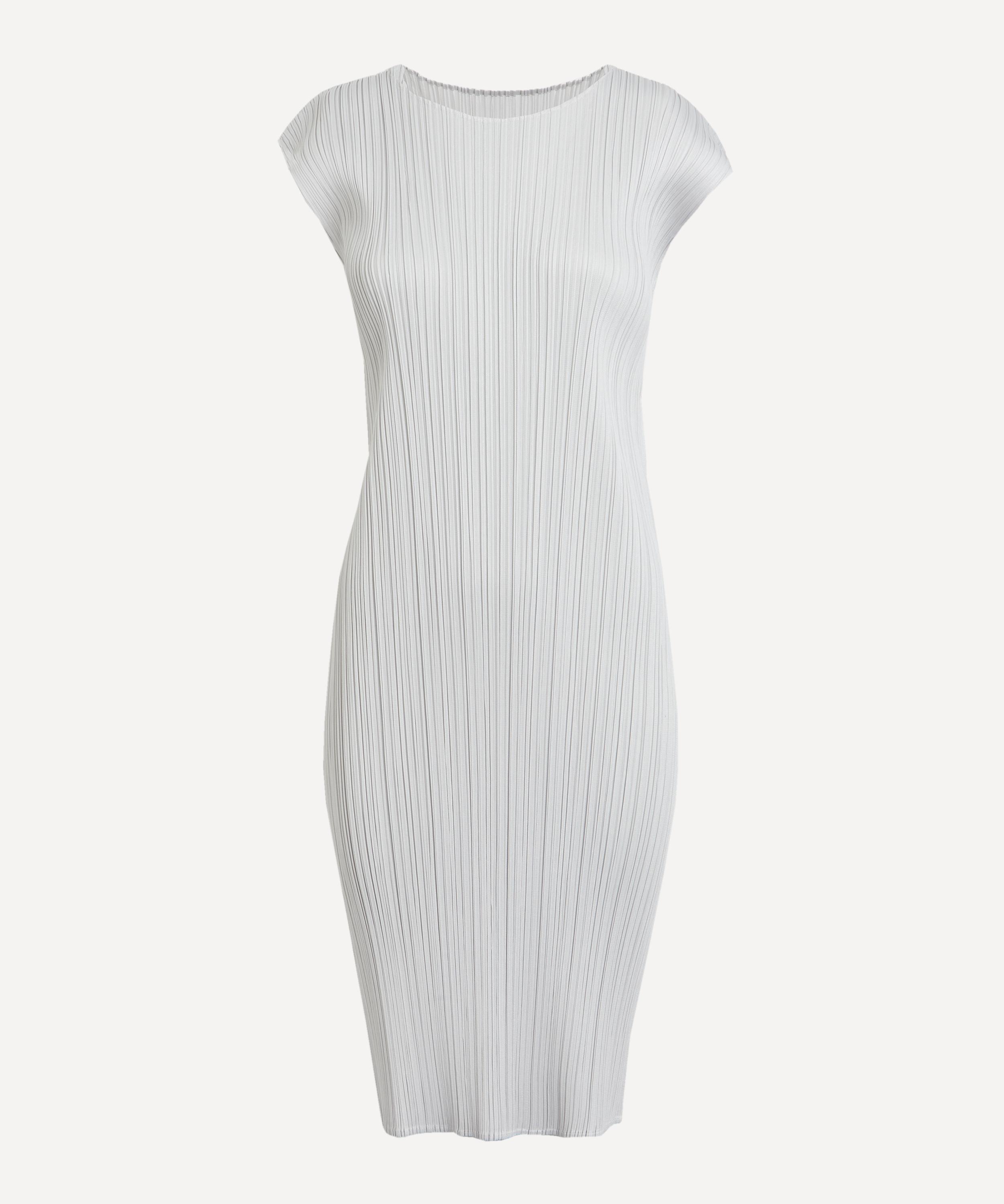 Pleats Please Issey Miyake - BASICS Pleated Mini-Dress